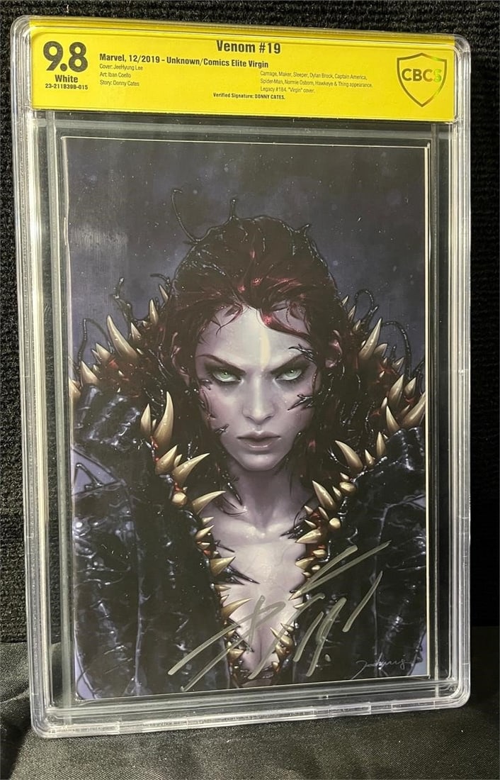 Venom 19 Virgin Variant Signed Donny Cates (1 of 1)