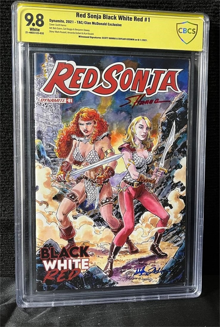 Red Sonja McDonald Excl Signed Scott Hanna + (1 of 1)