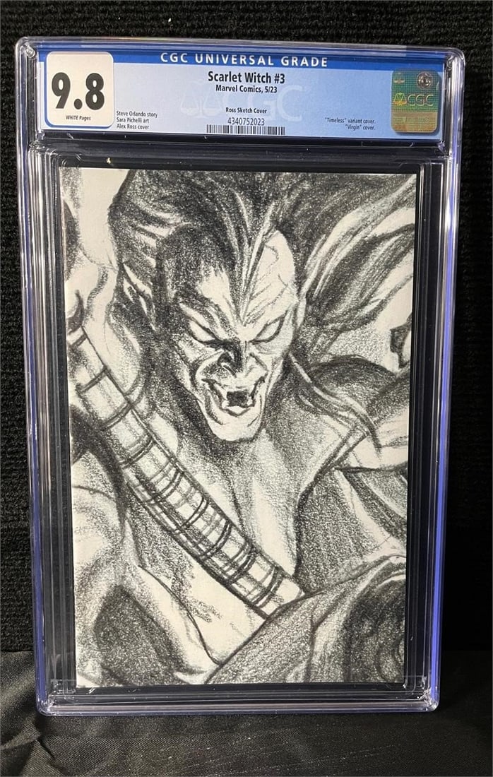Scarlet Witch 3 1:100 Ross Variant CGC 9.8 (1 of 1)