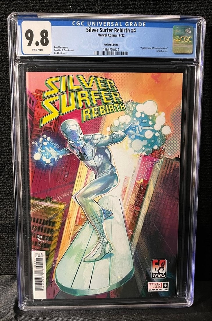Silver Surfer Rebirth 4 Variant CGC 9.8 (1 of 1)