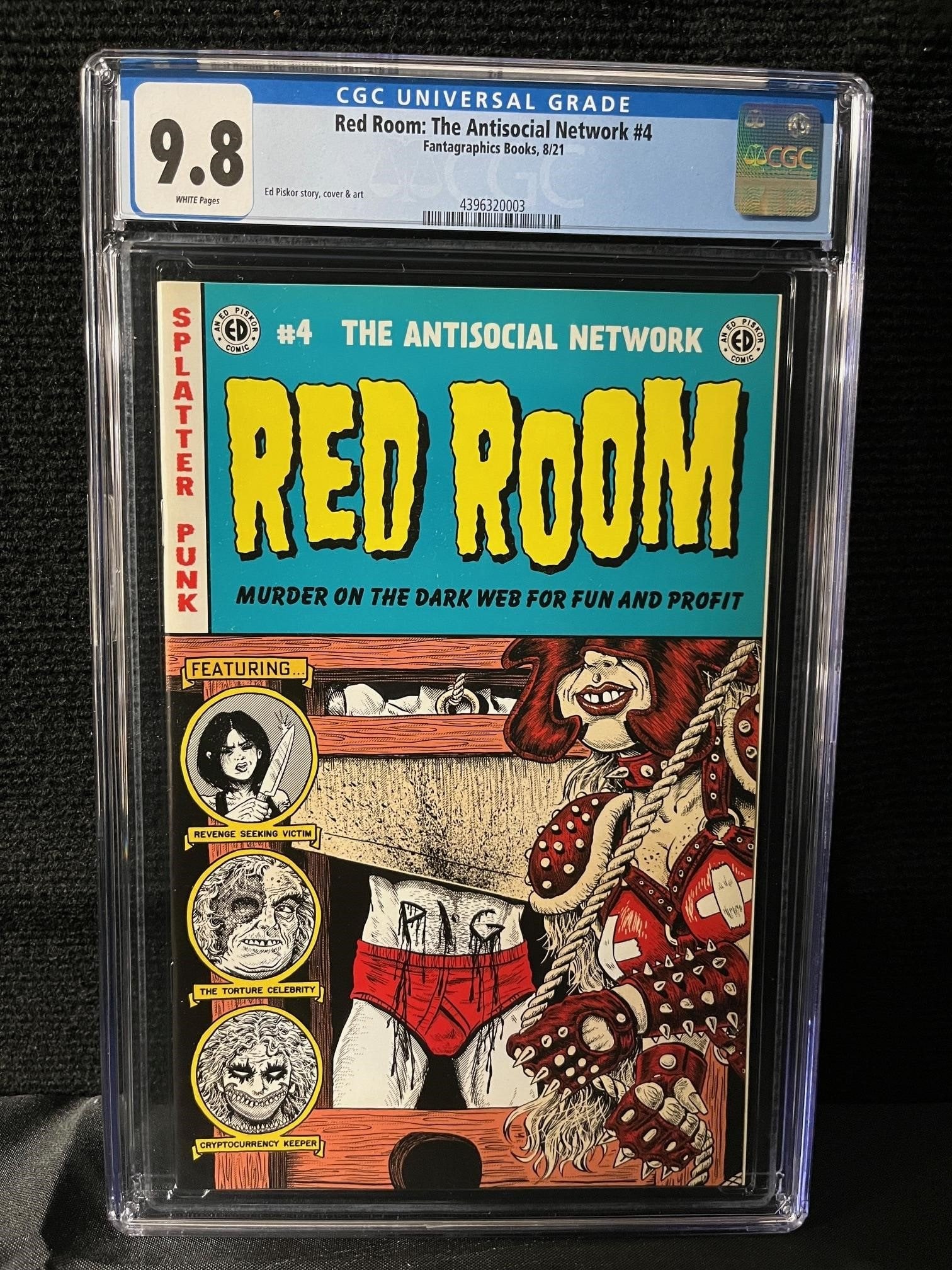 Red Room 4 CGC 9.8 EC Comics Homage Cover (1 of 1)