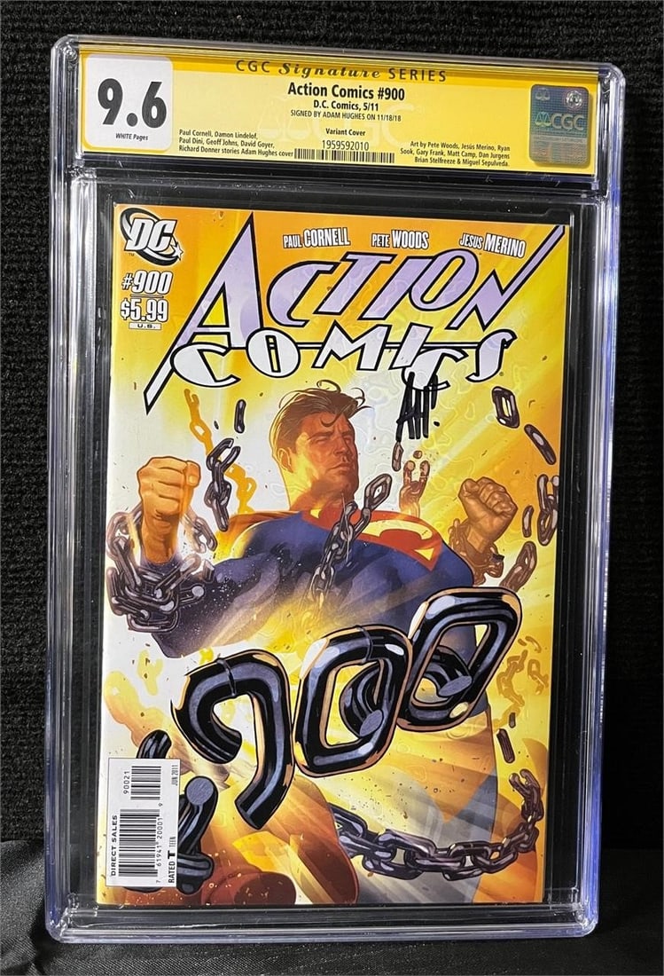 Action Comics 900 1:5 Signed by Adam Hughes 9.6 (1 of 1)