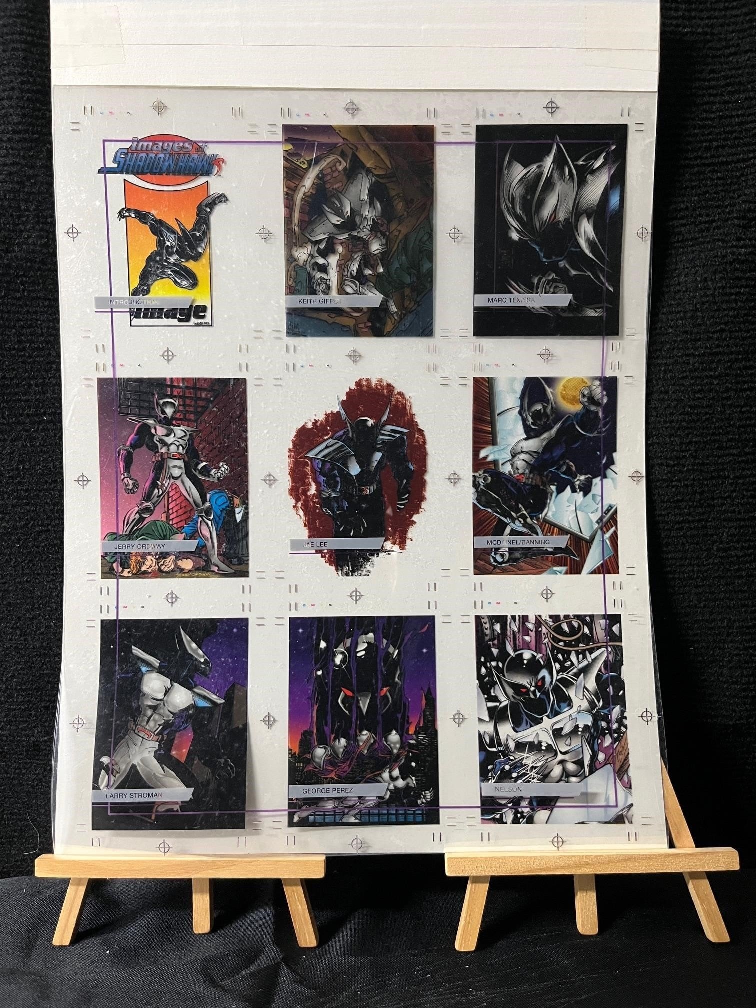 Image Trading Cards Art Proof Feat. Shadowhawk (1 of 2)
