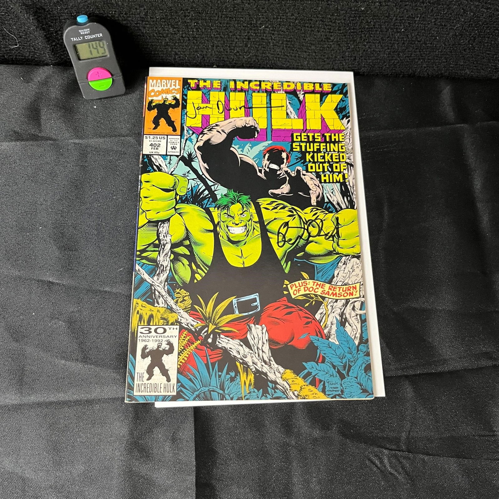 Hulk 402 Signed by Peter David & Jan Duursema (1 of 4)