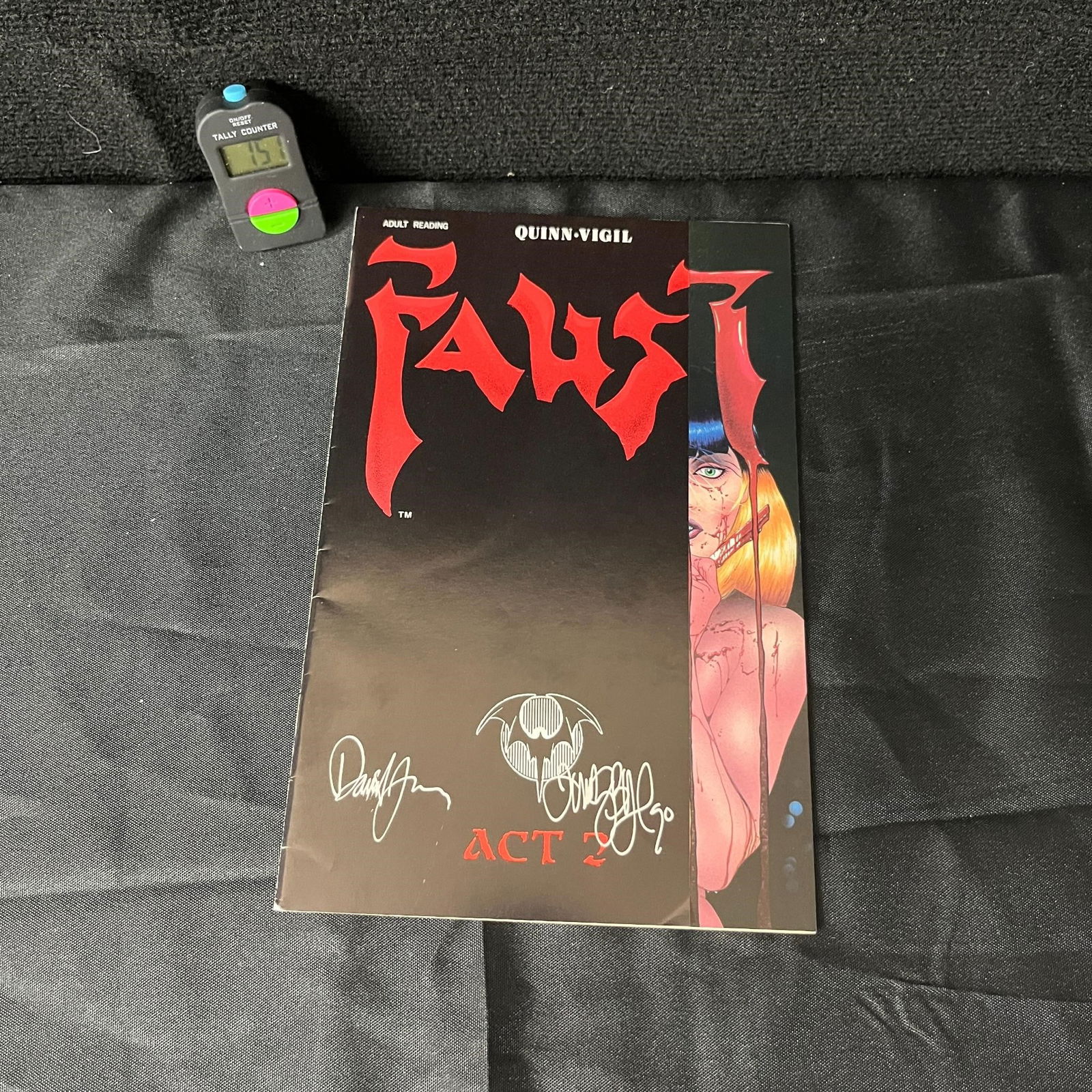 Faust 2 2nd Print Signed David Quinn & Tim Vigil (1 of 3)
