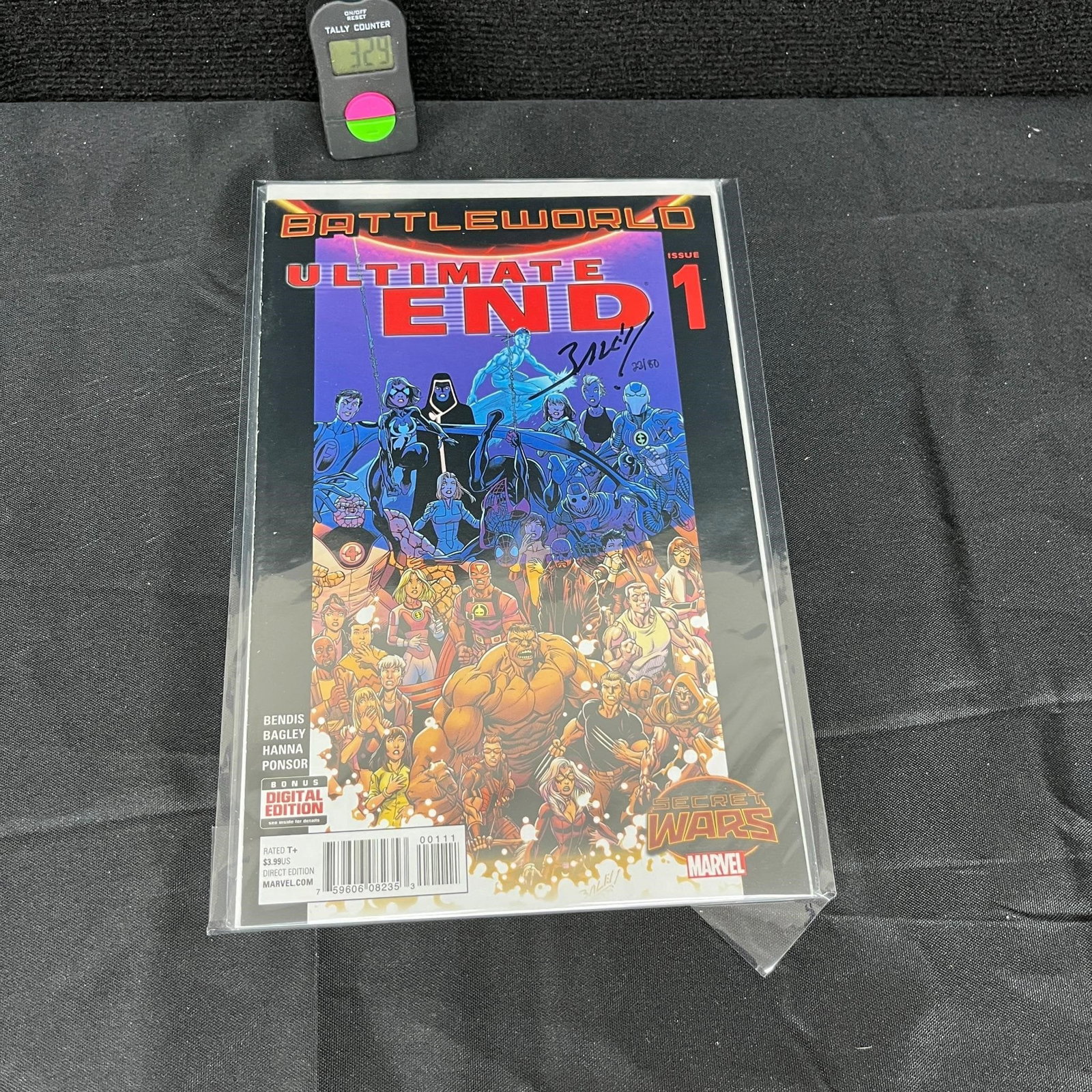 Ultimate End 1 Signed Mark Bagley DF COA (1 of 2)