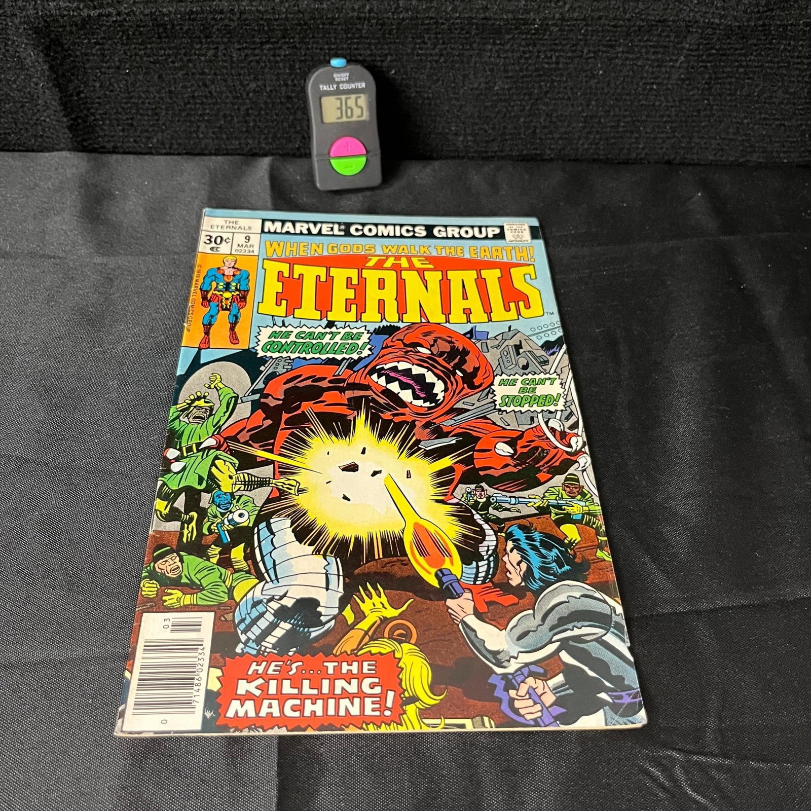 Eternals 9 Jack Kirby 1st Marvel Series: We are a veteran owned company. Please look at the pictures carefully to determine what you believe the condition of collectible is. We are currently accepting consignments. Email us a aeronhouse1994@