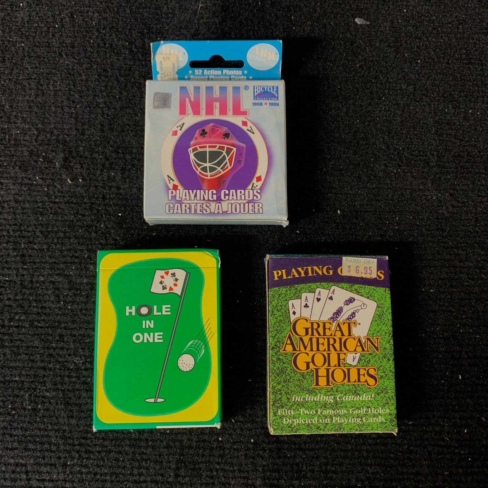 Sports Playing Card Decks: Includes NHL and Golf playing card decks. We are a veteran owned company. Please look at the pictures carefully to determine what you believe the condition of collectible is. We are currently acceptin