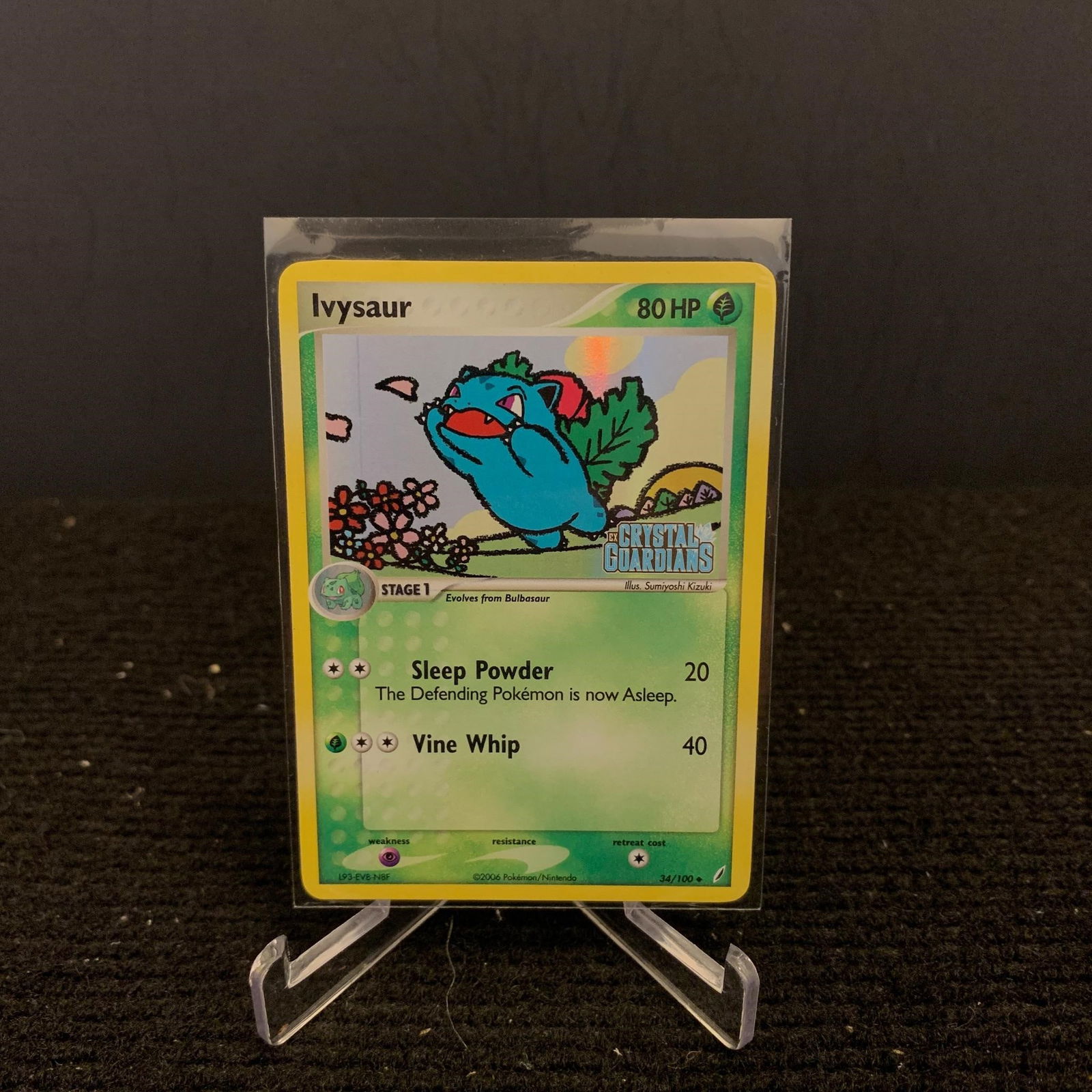 Ivysaur RH Stamped Card (1 of 2)