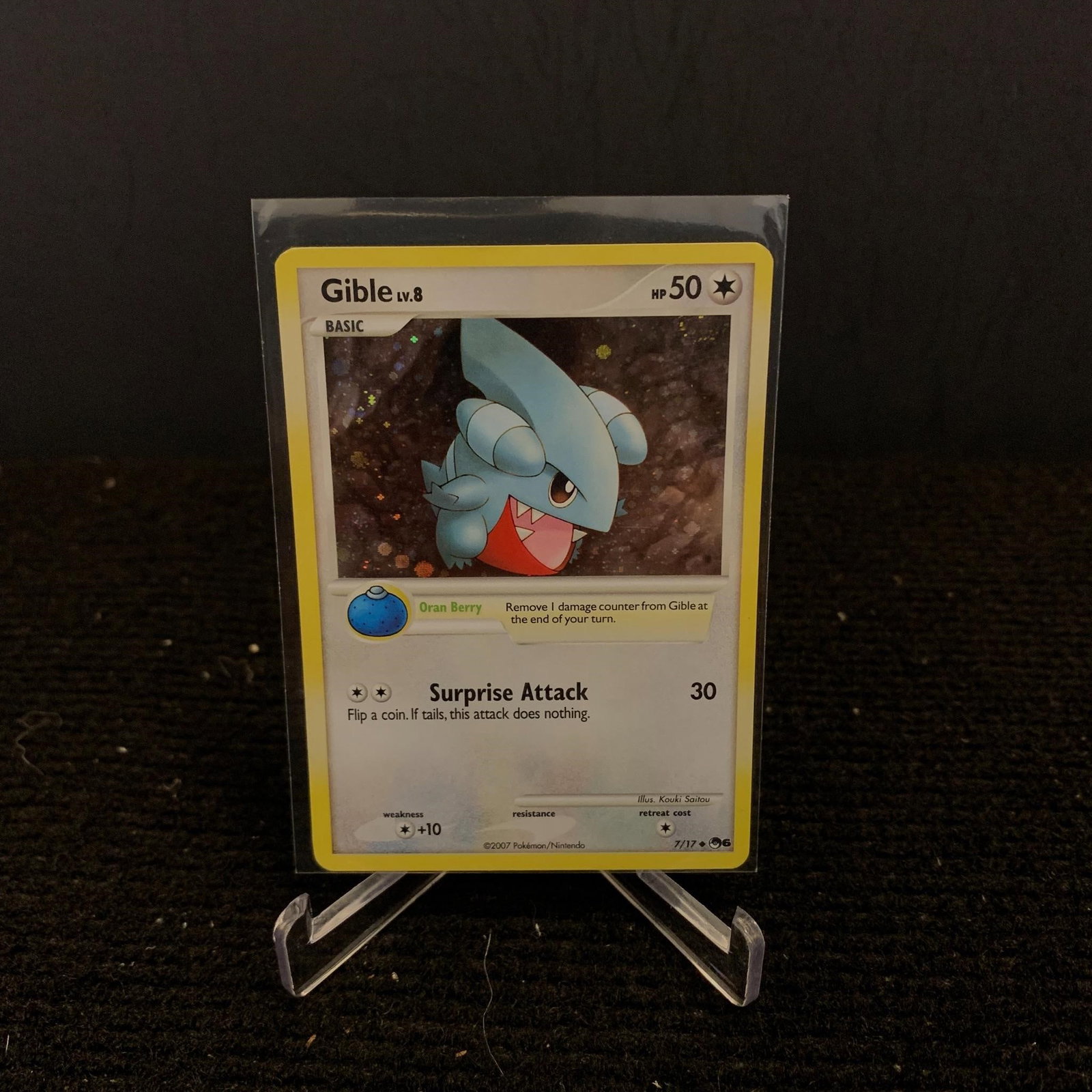 Pop Series 6 Gible Holo: Gible #7 Holo Pop Series 6 Pokemon Card. We are a veteran owned company. Please look at the pictures carefully to determine what you believe the condition of collectible is. We are currently accepting