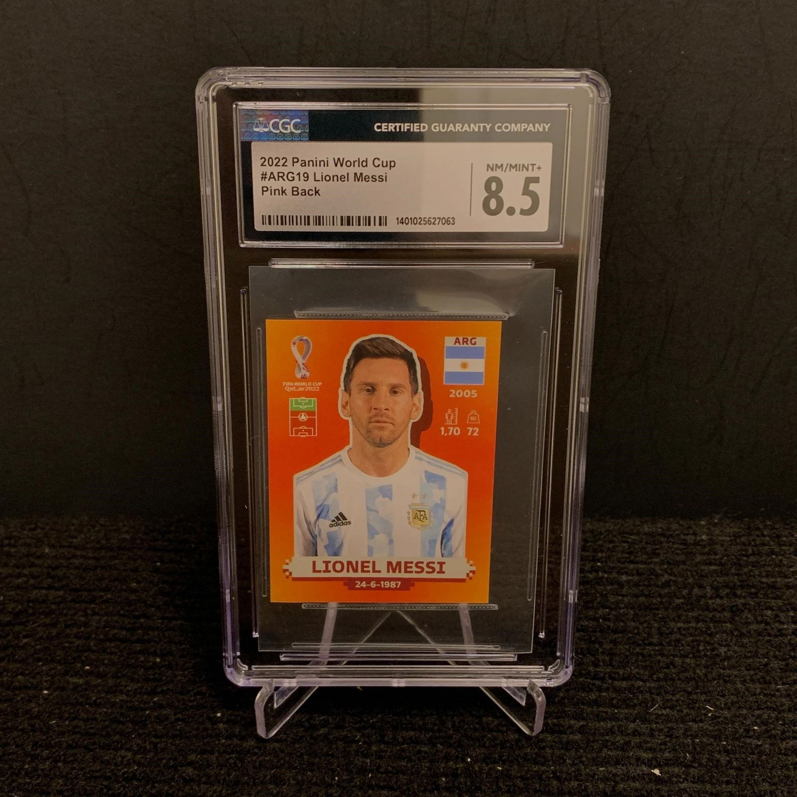 CGC 8.5 Lionel Messi FIFA WC (1 of 2)