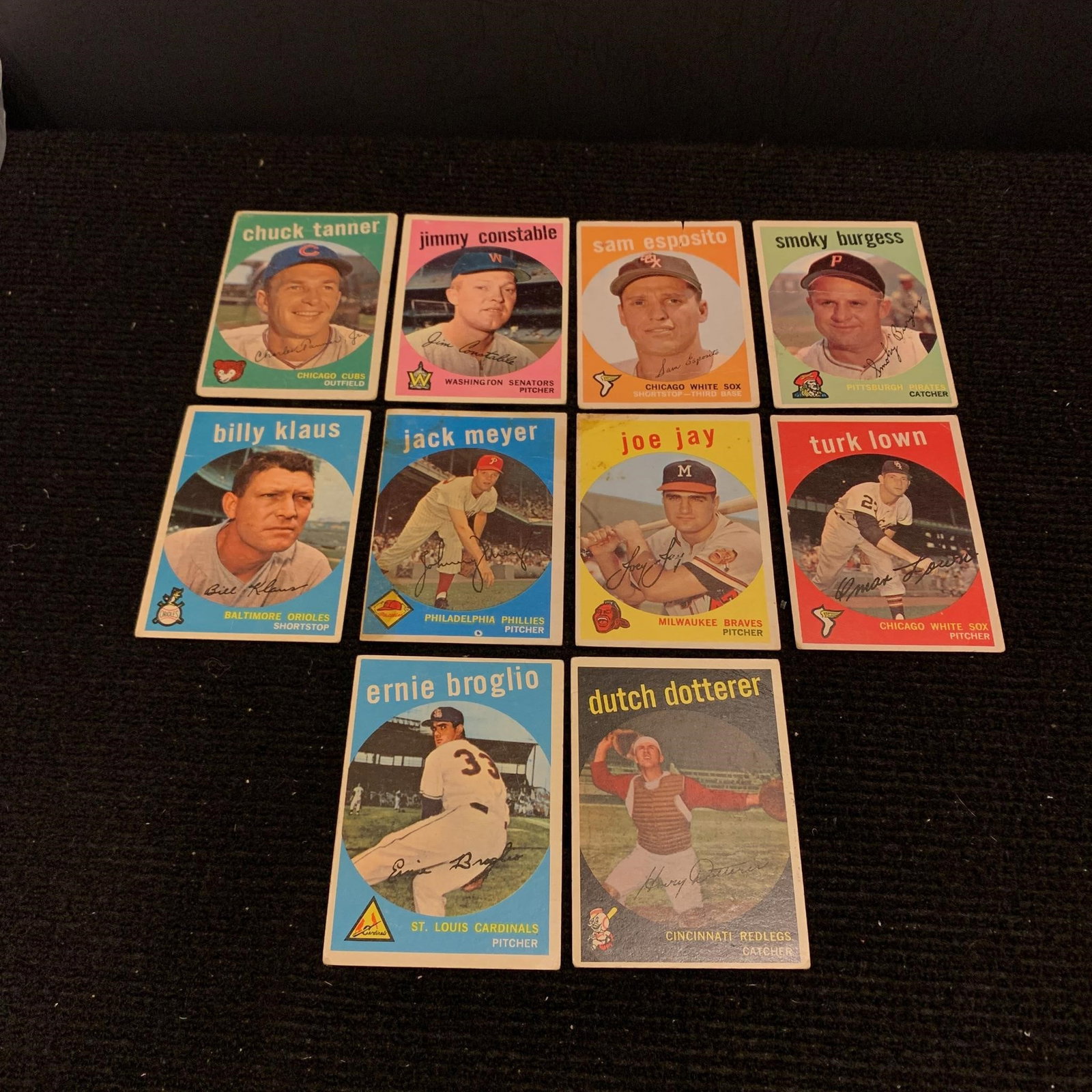 1959 Topps Baseball Cards, Joe Jay: We are a veteran owned company. Please look at the pictures carefully to determine what you believe the condition of collectible is. We are currently accepting consignments. Email us a aeronhouse1994@