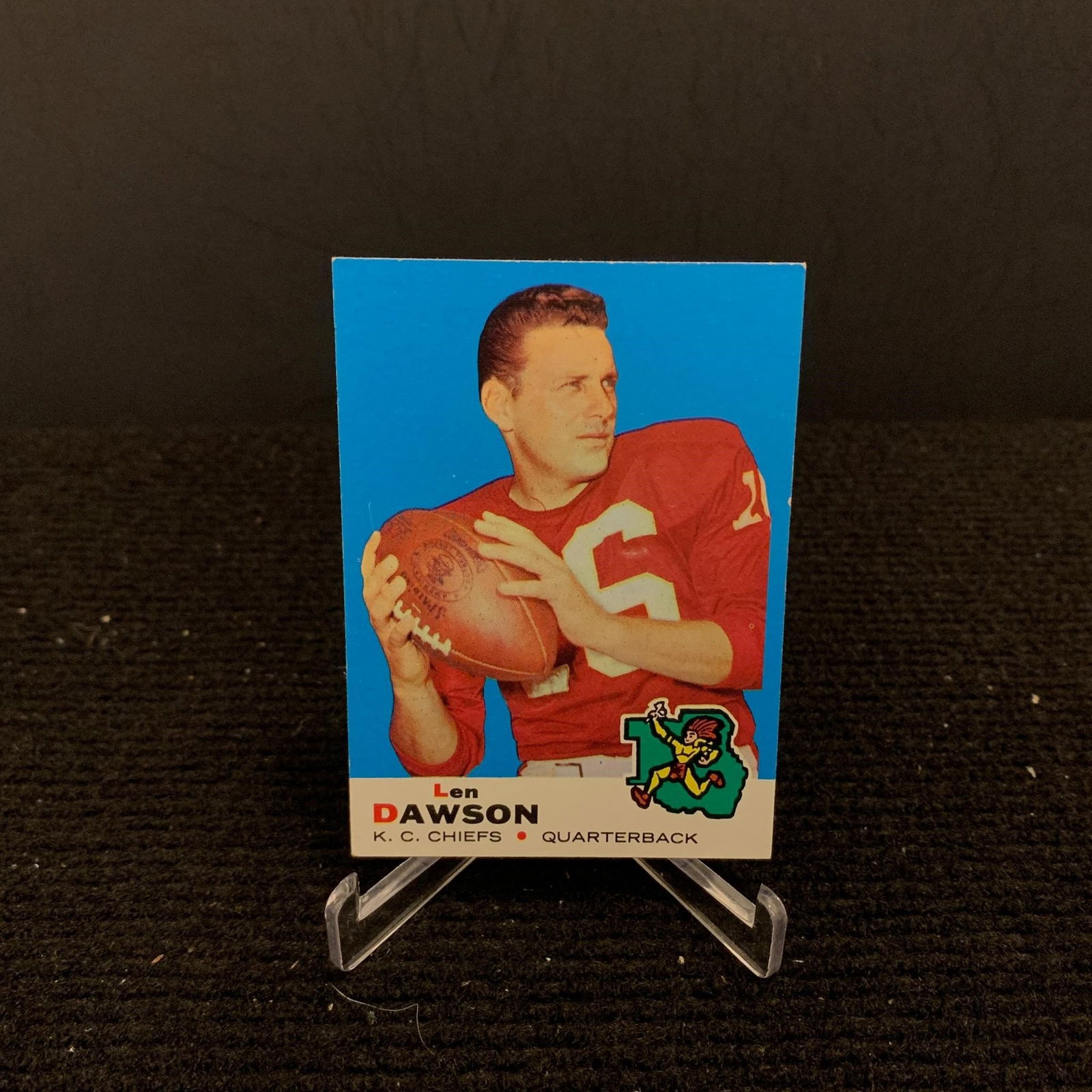 Len Dawson 1969 Topps Football Card (1 of 2)
