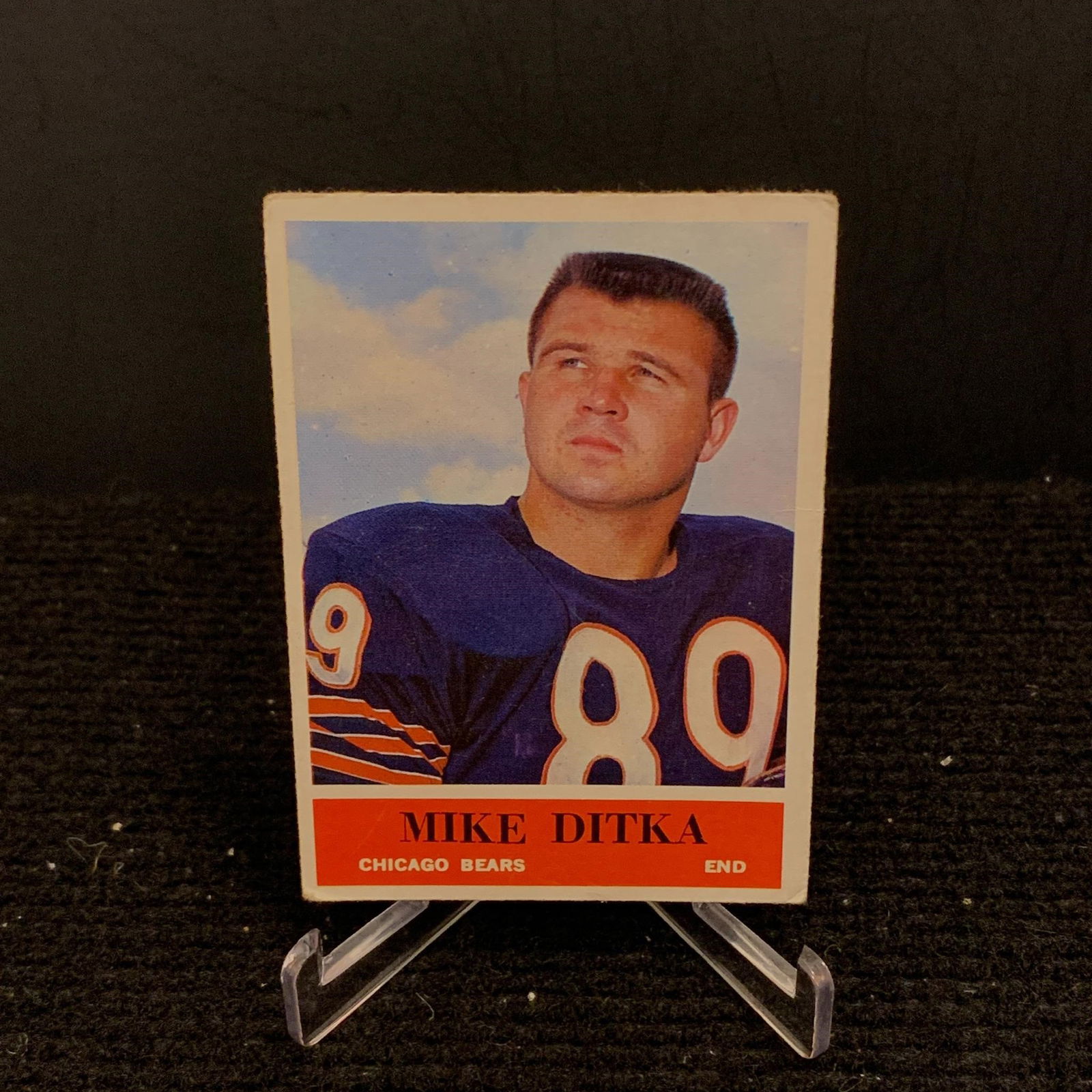 Mike Ditka 1964 Topps Football Card (1 of 2)