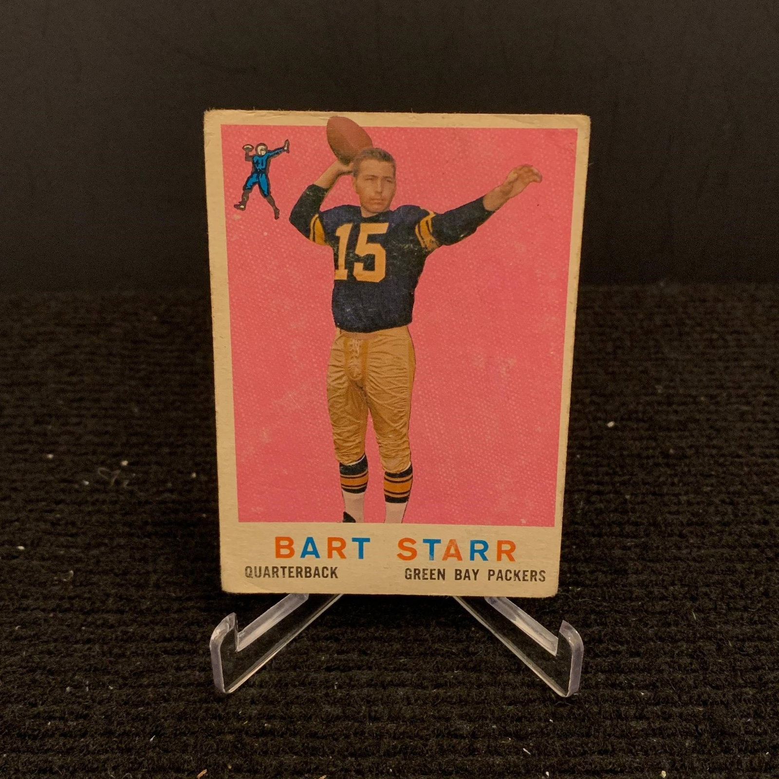 Bart Star 1959 Topps Football Card: Bart Star #23 We are a veteran owned company. Please look at the pictures carefully to determine what you believe the condition of collectible is. We are currently accepting consignments. Email us a a