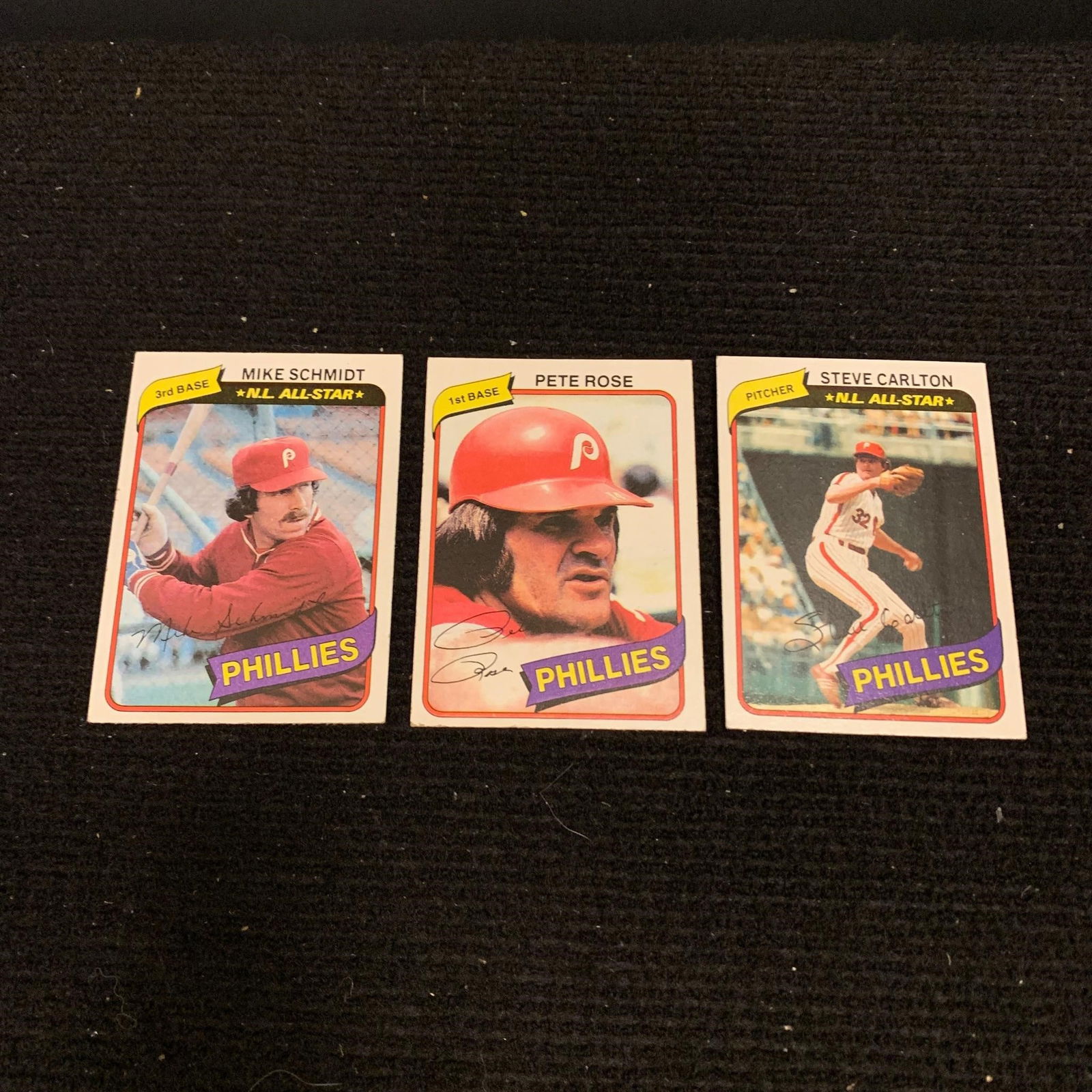 80s Topps, Schmidt, Rose, Carlton (1 of 2)