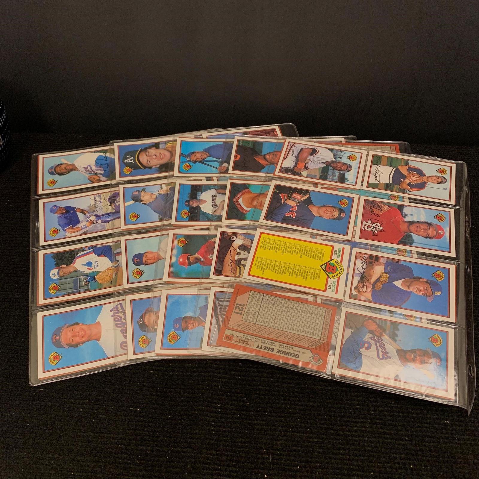 1989 Bowman Baseball Cards, George Brett (1 of 6)