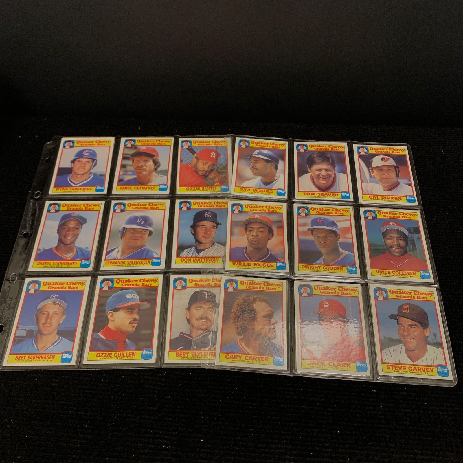 1986 Quaker Chewy Set Baseball Cards (1 of 2)