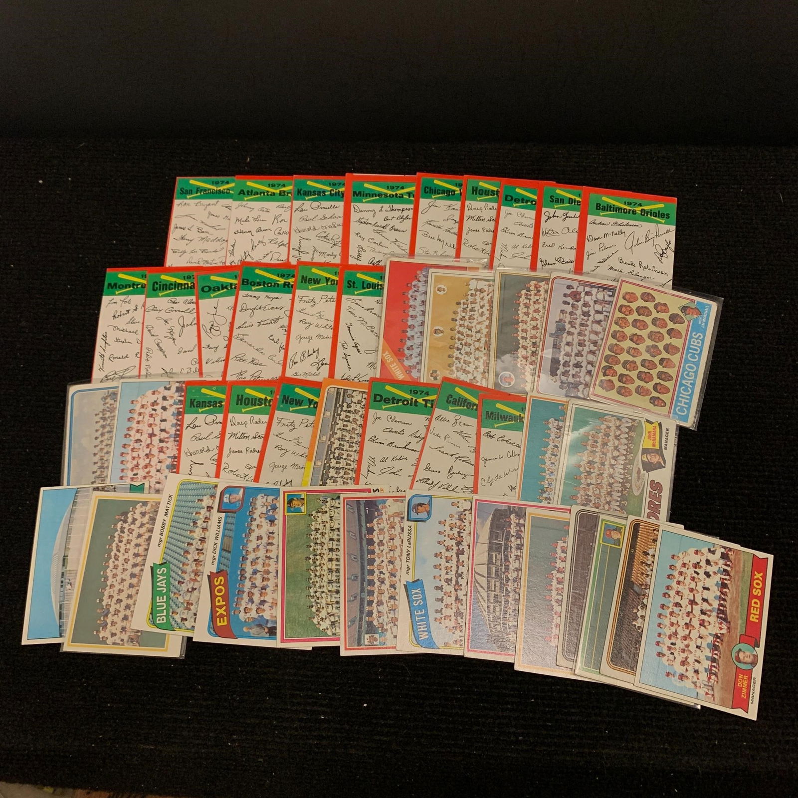Lot of 1970s Team Baseball Cards (1 of 2)