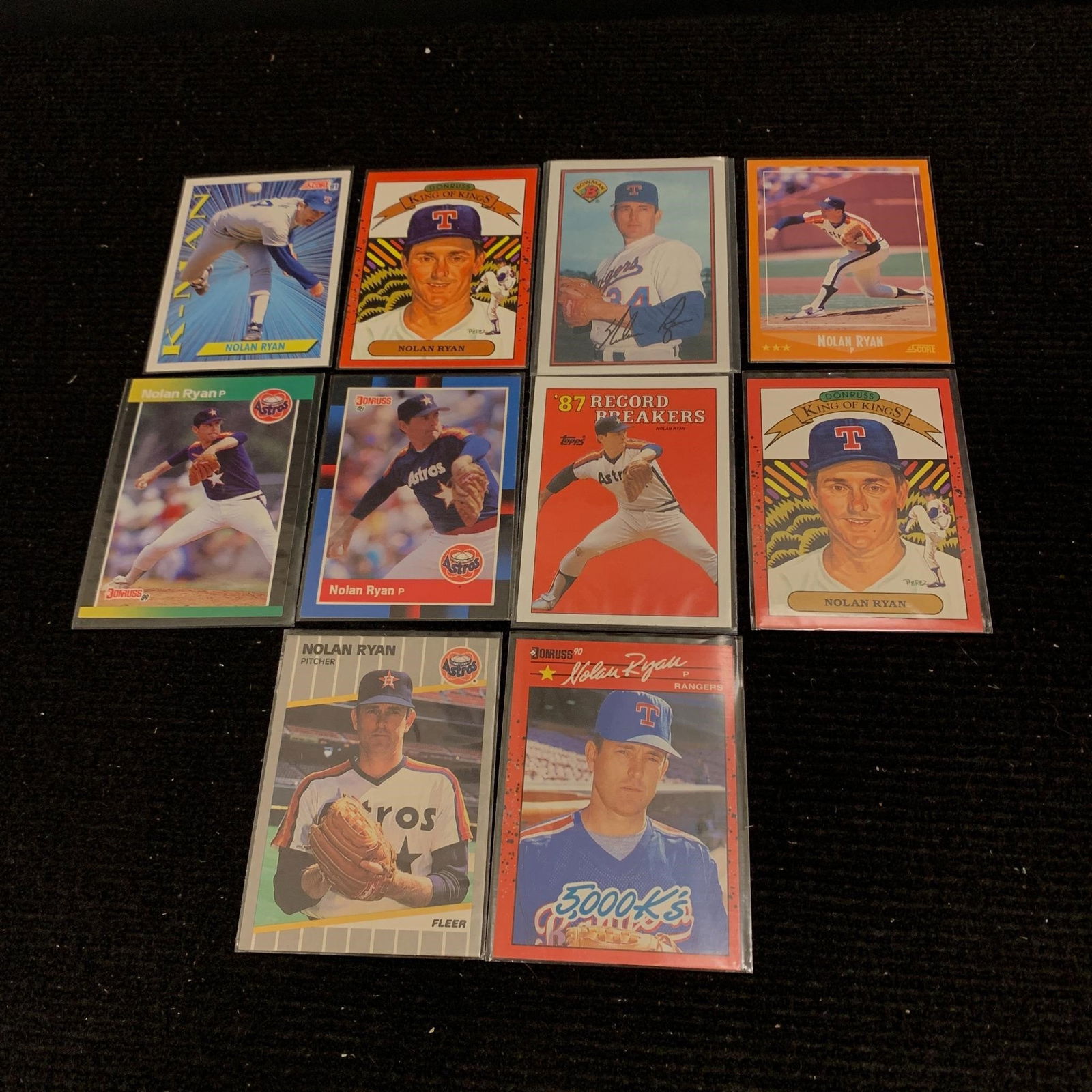 1980s, 90s Nolan Ryan Baseball Cards (1 of 2)