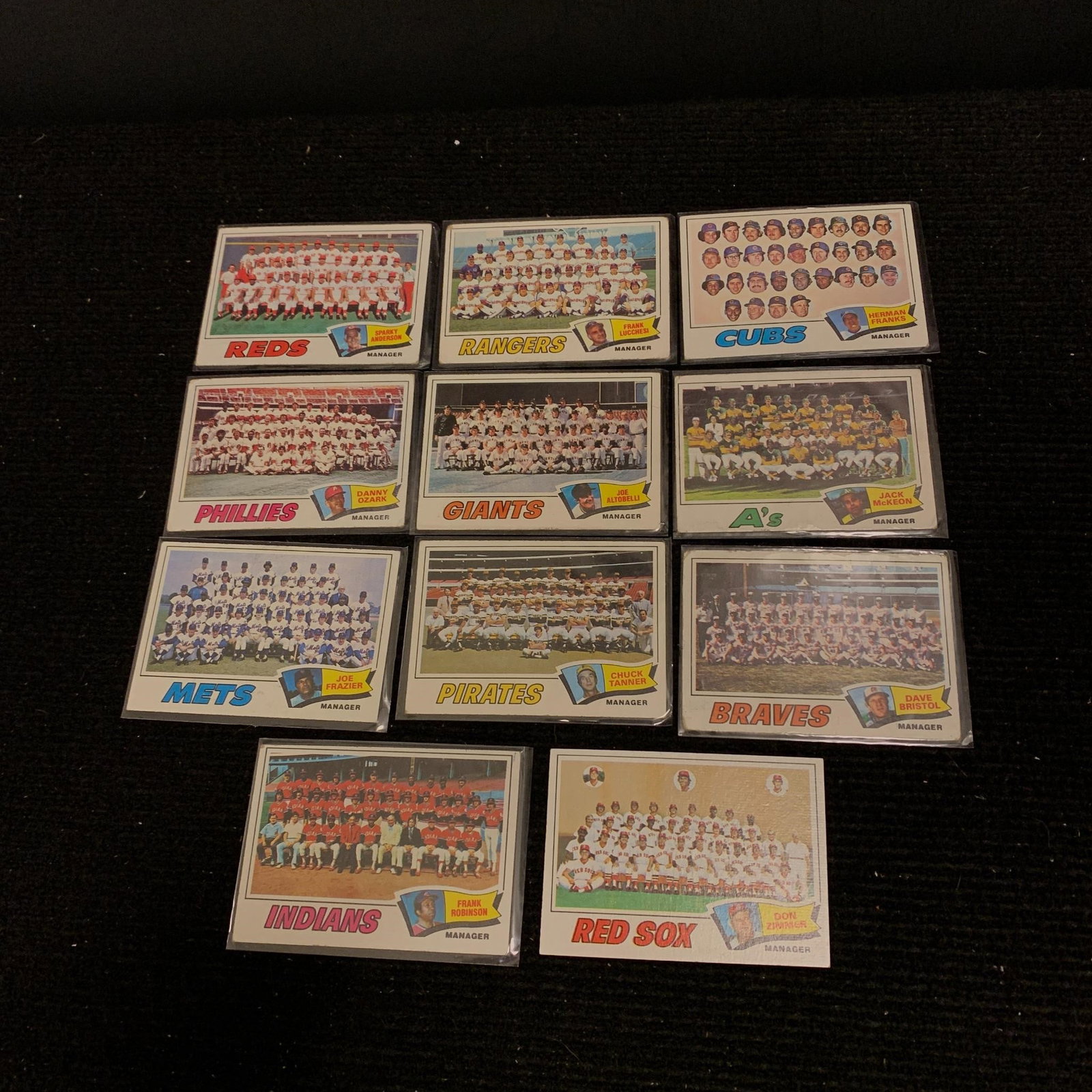 1977 Topps Baseball Team Cards: We are a veteran owned company. Please look at the pictures carefully to determine what you believe the condition of collectible is. We are currently accepting consignments. Email us a aeronhouse1994@