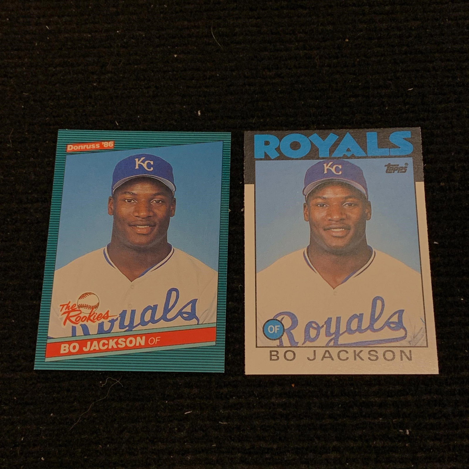Bo Jackson Rookie Cards Topps Donruss: Bo Jackson #38, Bo Jackson #50t Donruss and Topps Rookie Baseball Cards. We are a veteran owned company. Please look at the pictures carefully to determine what you believe the condition of collectibl