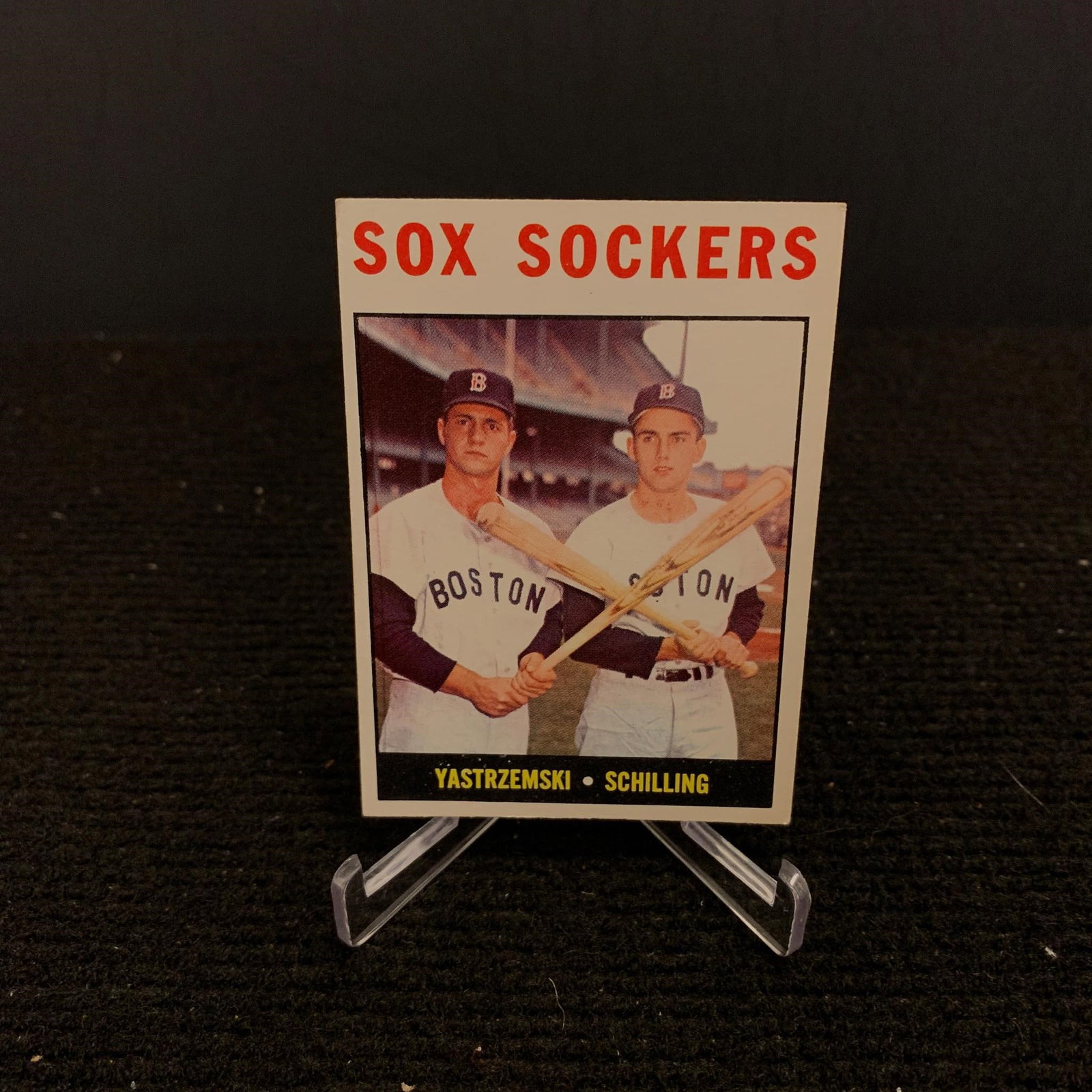 1964 Sox Sockers Topps Baseball Card: Carl Yastrzemski, Chuck Schilling. We are a veteran owned company. Please look at the pictures carefully to determine what you believe the condition of collectible is. We are currently accepting consi
