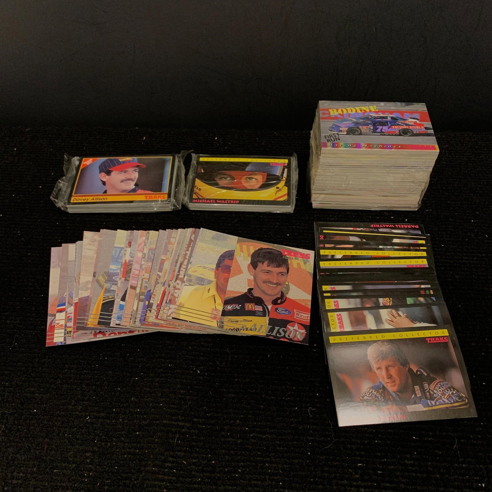 Large Lot of Tracks NASCAR Cards: Includes Sealed 1995 Motorport Traditions Deck, and 1992, 1991 Track Sealed Packs. We are a veteran owned company. Please look at the pictures carefully to determine what you believe the condition of 