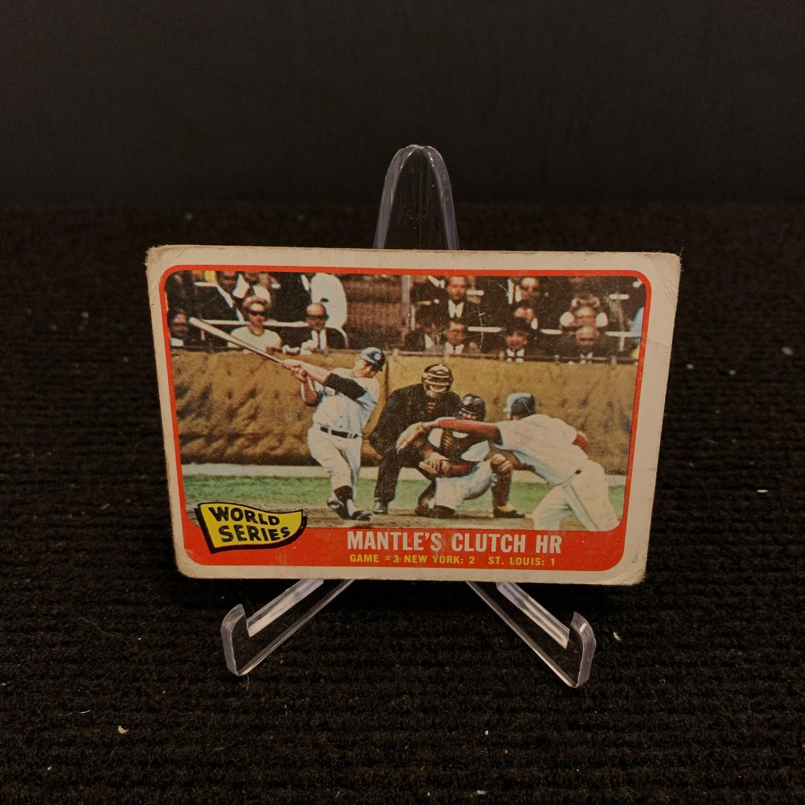 1964 World Series Game 3 Topps Card: We are a veteran owned company. Please look at the pictures carefully to determine what you believe the condition of collectible is. We are currently accepting consignments. Email us a aeronhouse1994@