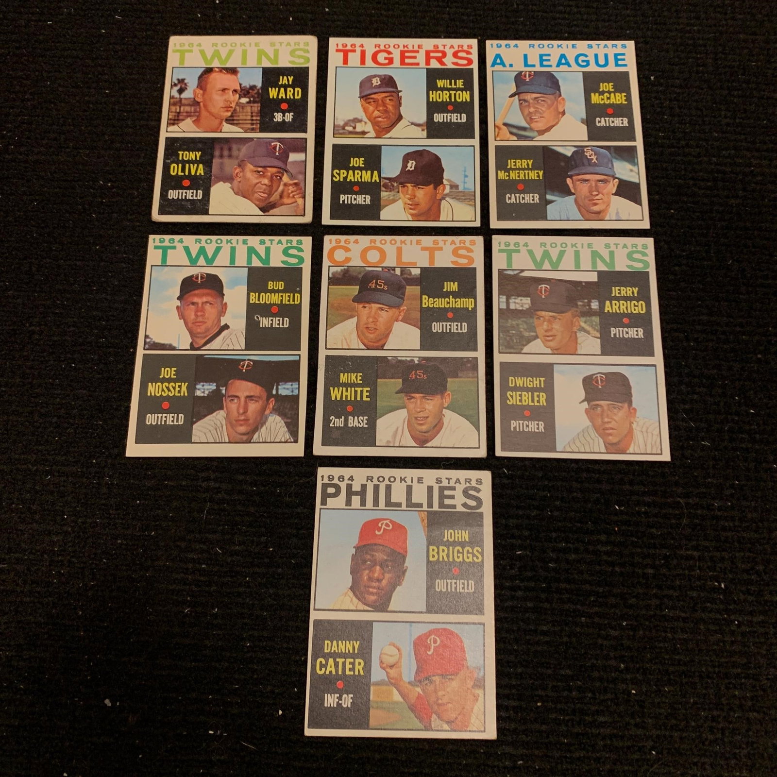 1964 Rookie Stars Baseball Cards: Topps. We are a veteran owned company. Please look at the pictures carefully to determine what you believe the condition of collectible is. We are currently accepting consignments. Email us a aeronhou