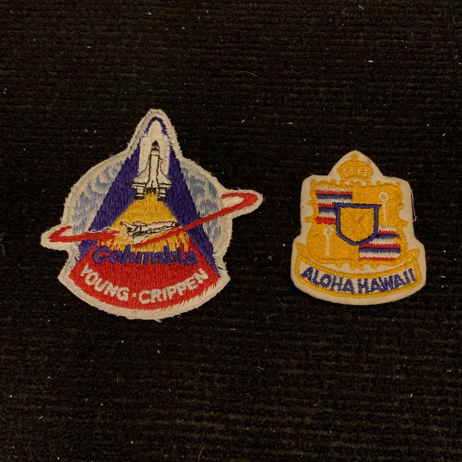 Aloha Hawaii, Columbia Shuttle Patches (1 of 2)