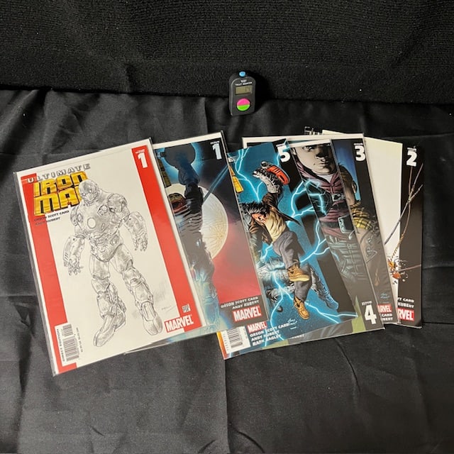 Ultimate Iron Man Comic Lot w/#1 Issue Variant (1 of 1)
