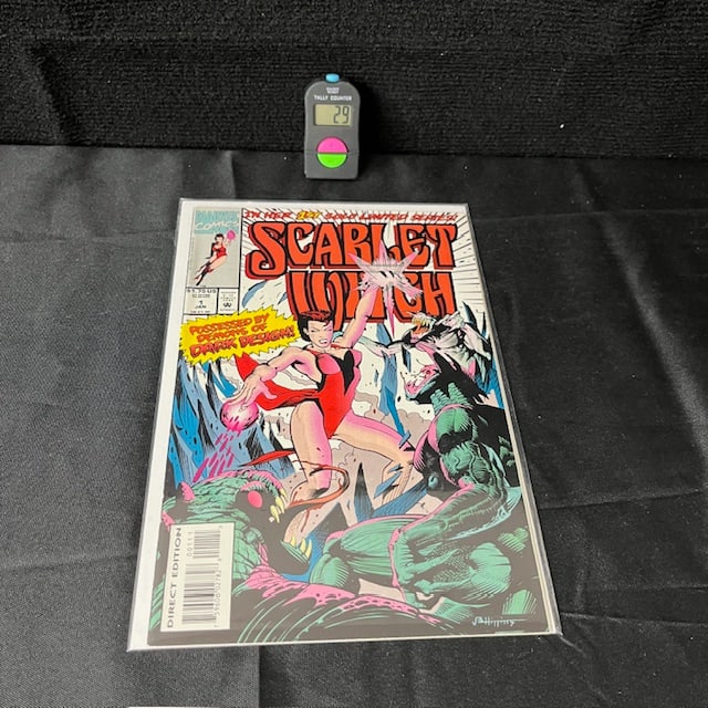 Scarlet Witch 1 Copper Age Marvel Series: We are a veteran owned company. Please look at the pictures carefully to determine what you believe the condition of collectible is. We are currently accepting consignments. Email us a aeronhouse1994@
