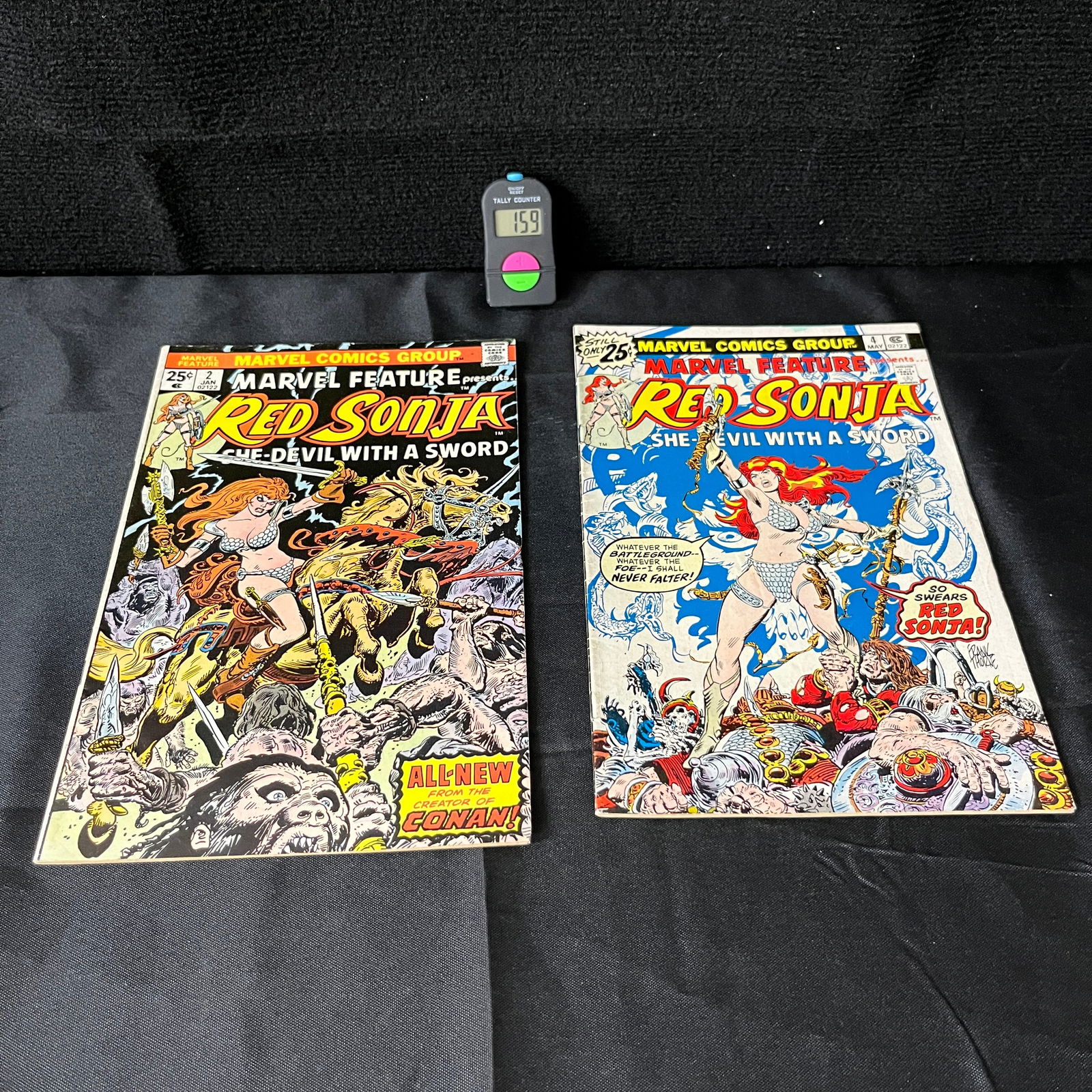 Marvel Feature 2 & 4 Red Sonja Solo Issues (1 of 2)
