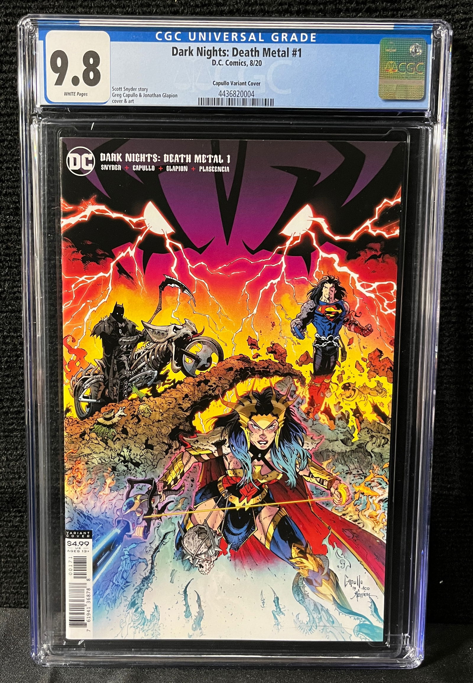 Dark Nights: Death Metal 1 Capullo Variant CGC 9.8 (1 of 1)