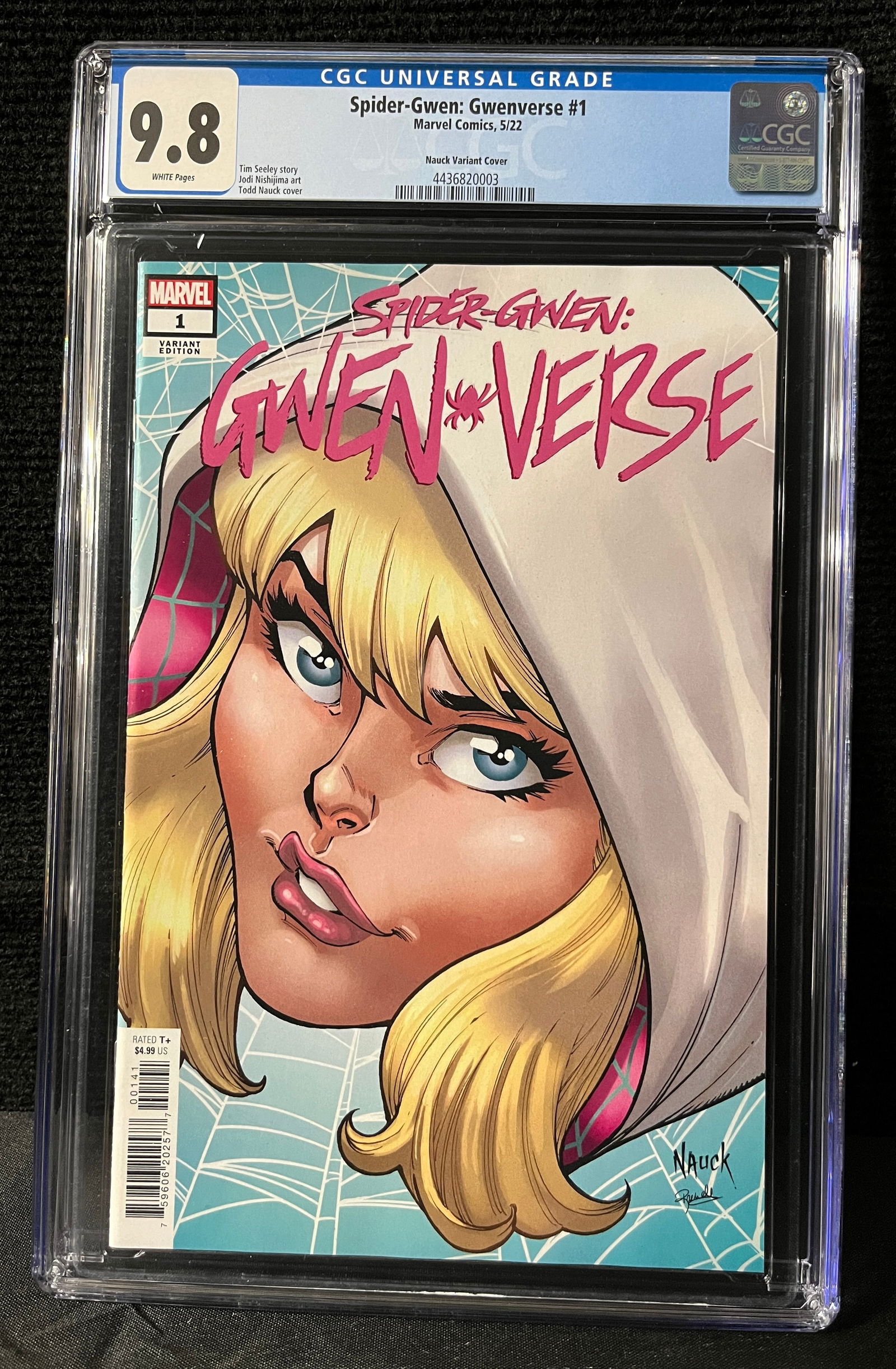 Spider-Gwen Gwenverse 1 CGC 9.8  Nauck Variant (1 of 1)