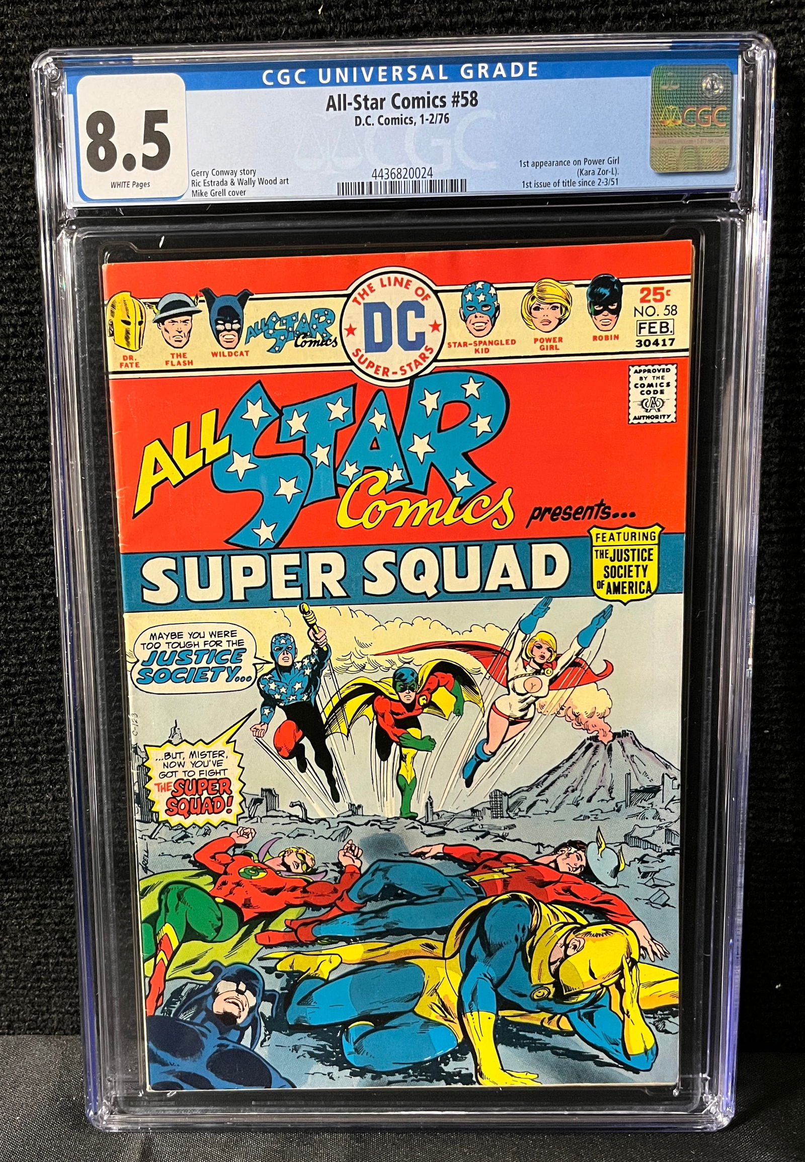 All Star Comics 58 CGC 8.5 1st App Power Girl (1 of 1)