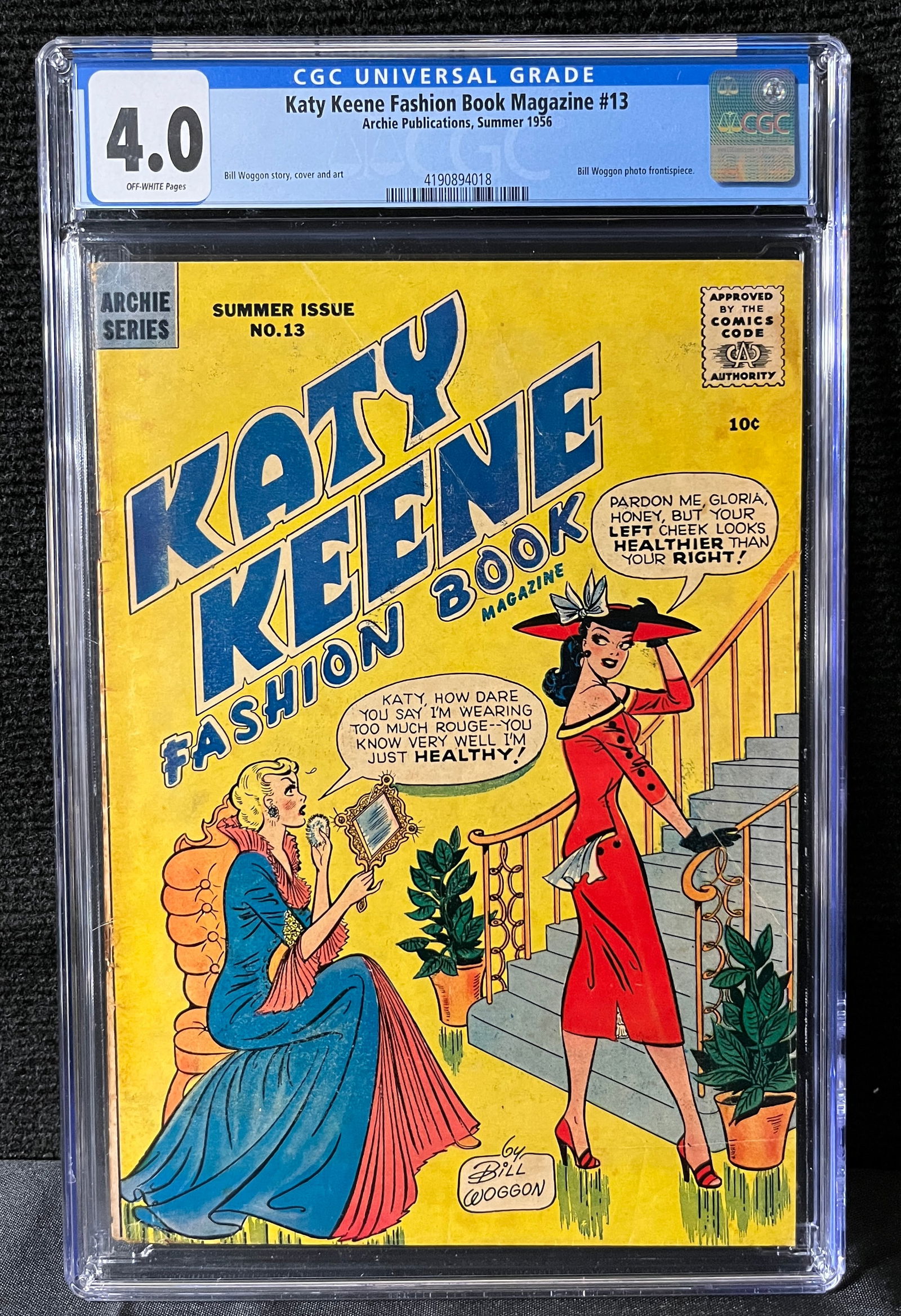 Katy Keene Fashion Book #13 CGC 4.0 (1 of 1)