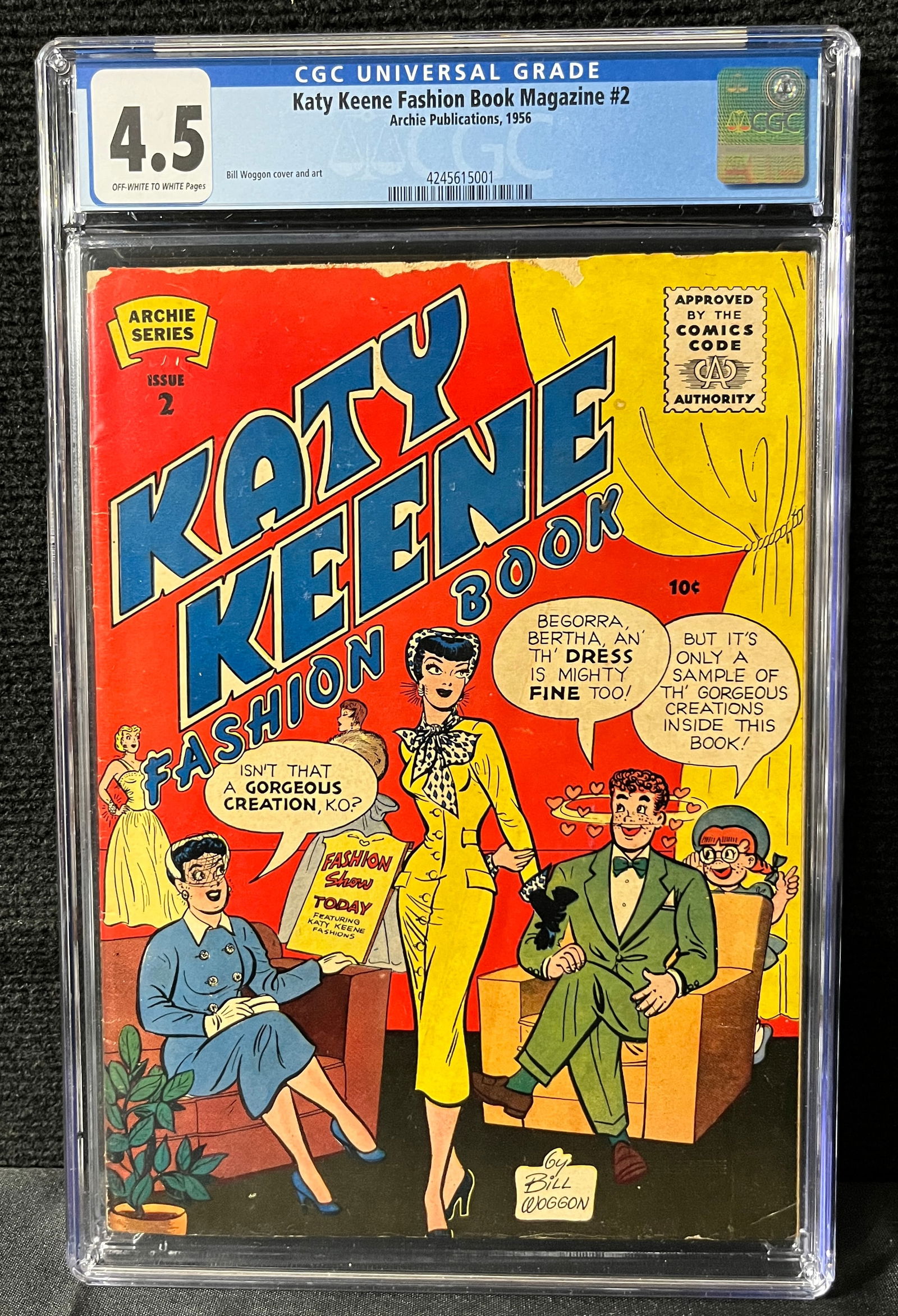 Katy Keene Fashion Book Magazine 2 CGC 4.5 (1 of 1)
