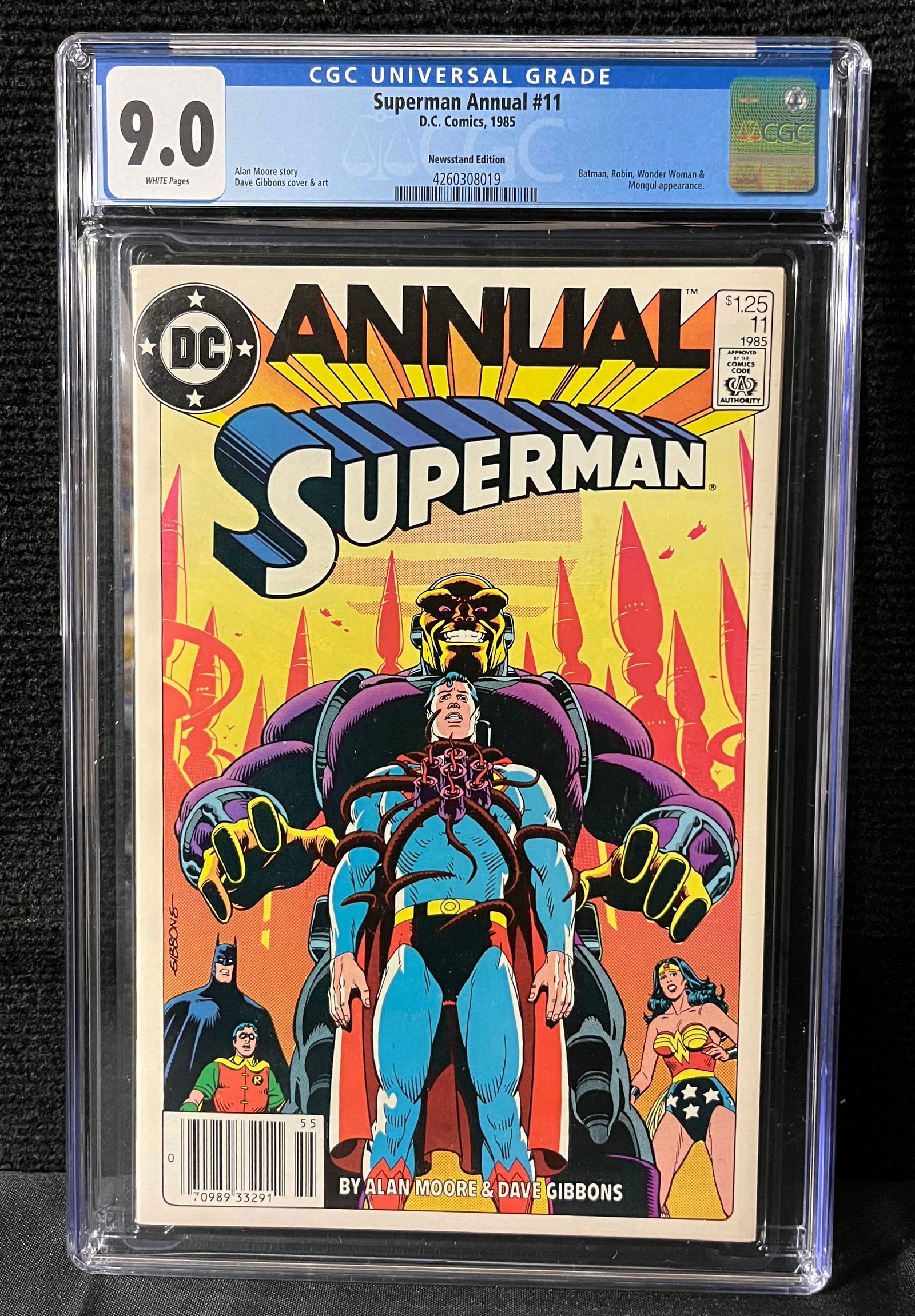 Superman Annual 11 CGC 9.0 Alan Moore Story (1 of 1)