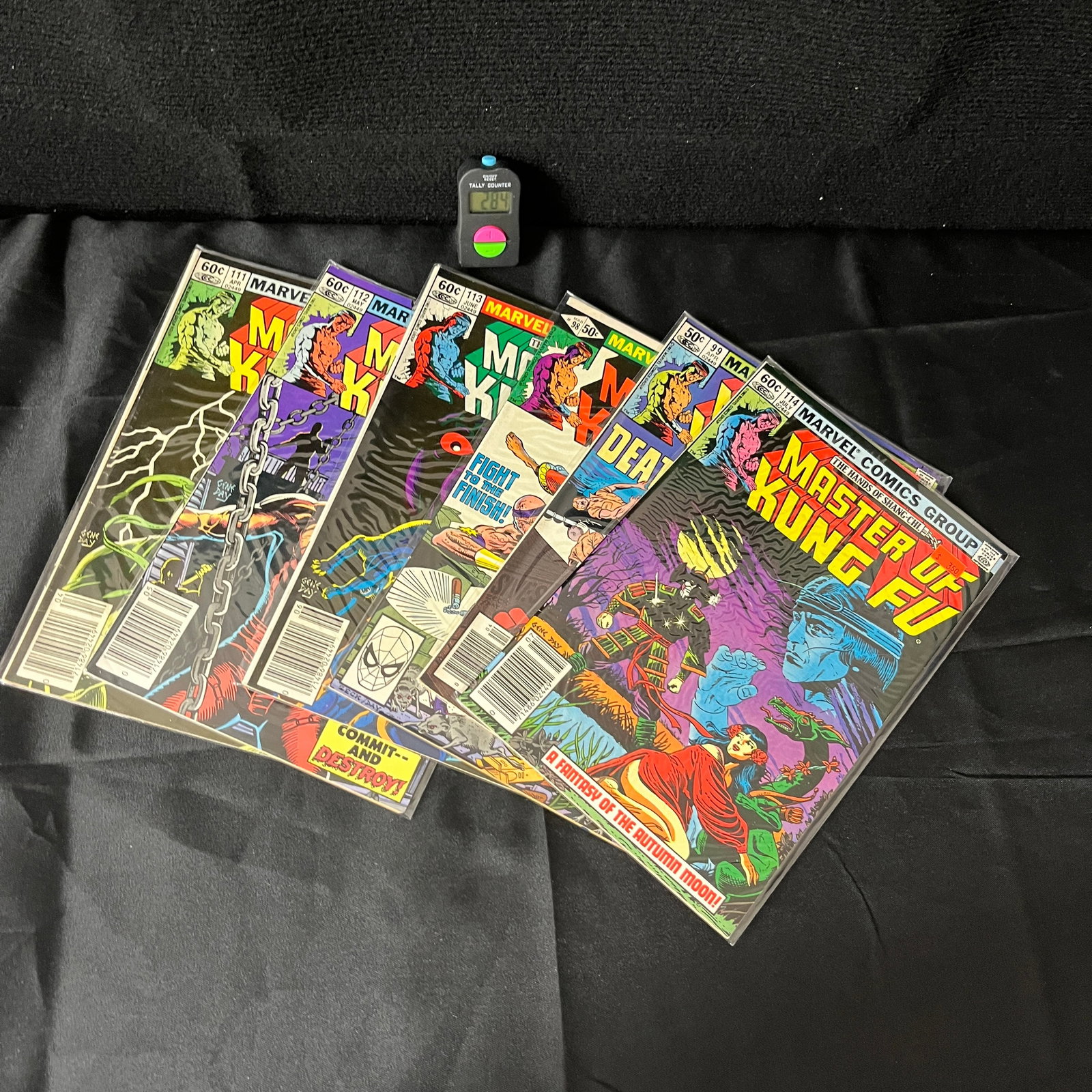 Master of Kung Fu Marvel 1st Series Lot: We are a veteran owned company. Please look at the pictures carefully to determine what you believe the condition of collectible is. We are currently accepting consignments. Email us a aeronhouse1994@