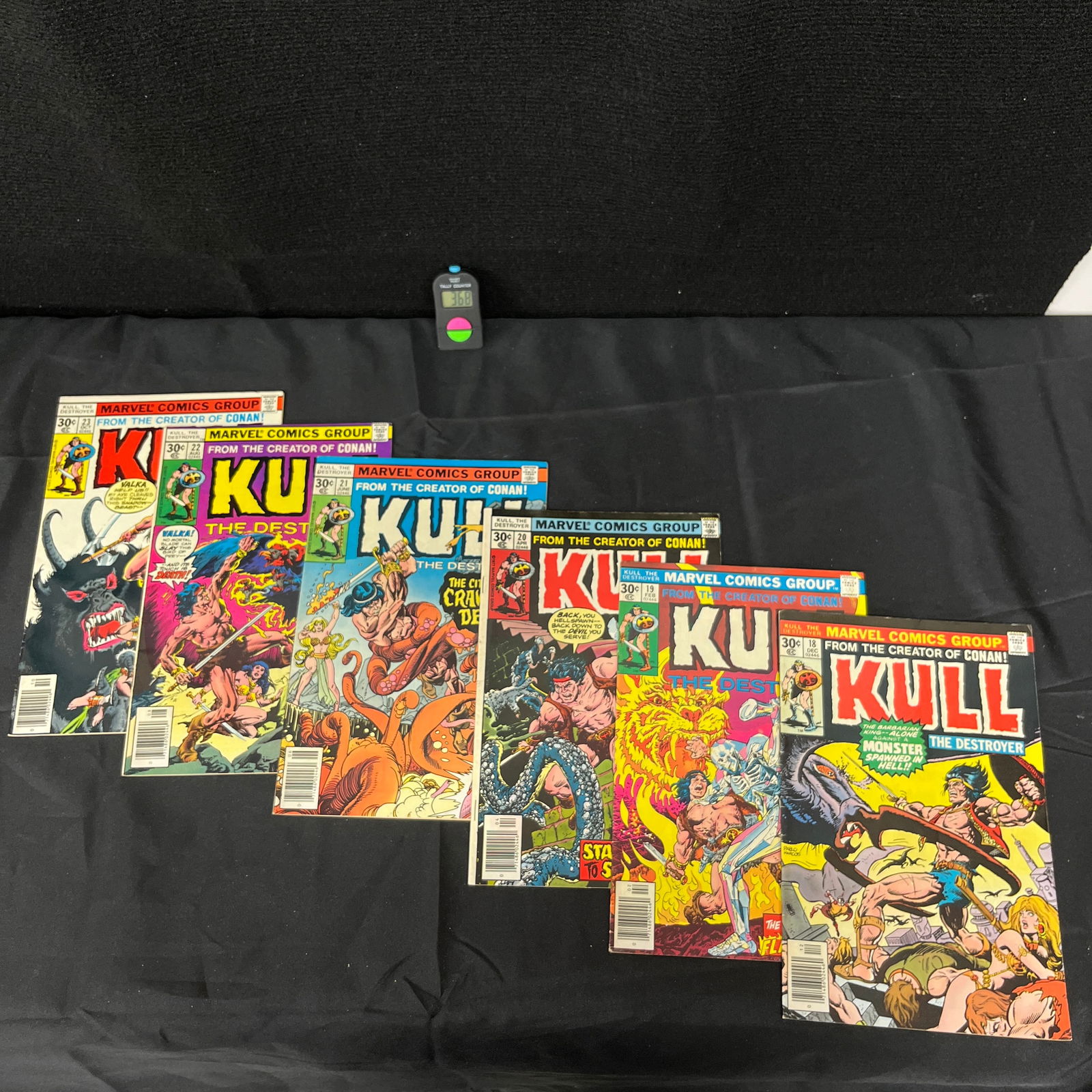 Kull the Destroyer 18-23 Marvel Bronze Age Lot (1 of 1)