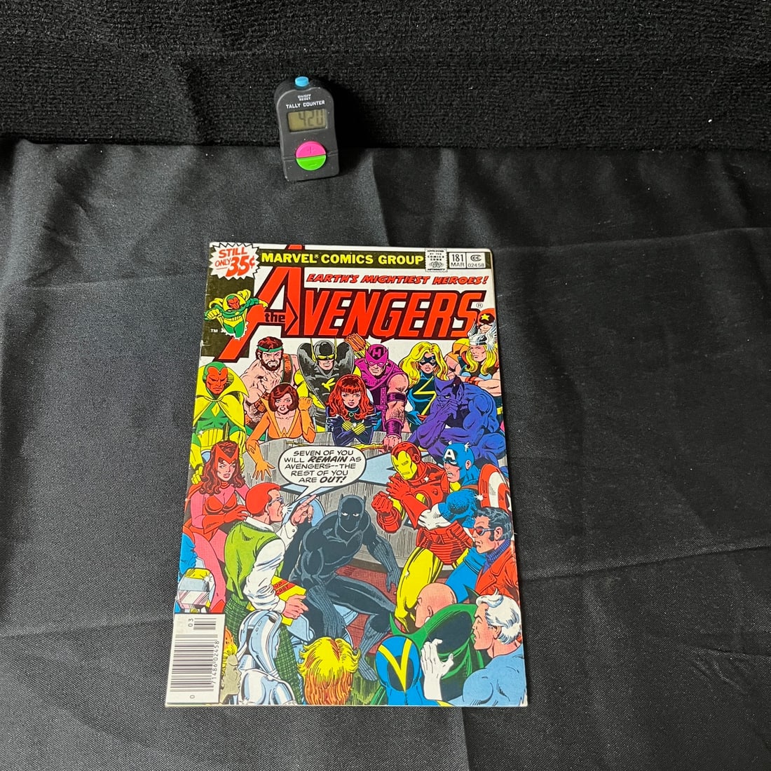 Avengers 181 1st App Scott Lang: We are a veteran owned company. Please look at the pictures carefully to determine what you believe the condition of collectible is. We are currently accepting consignments. Email us a aeronhouse1994@