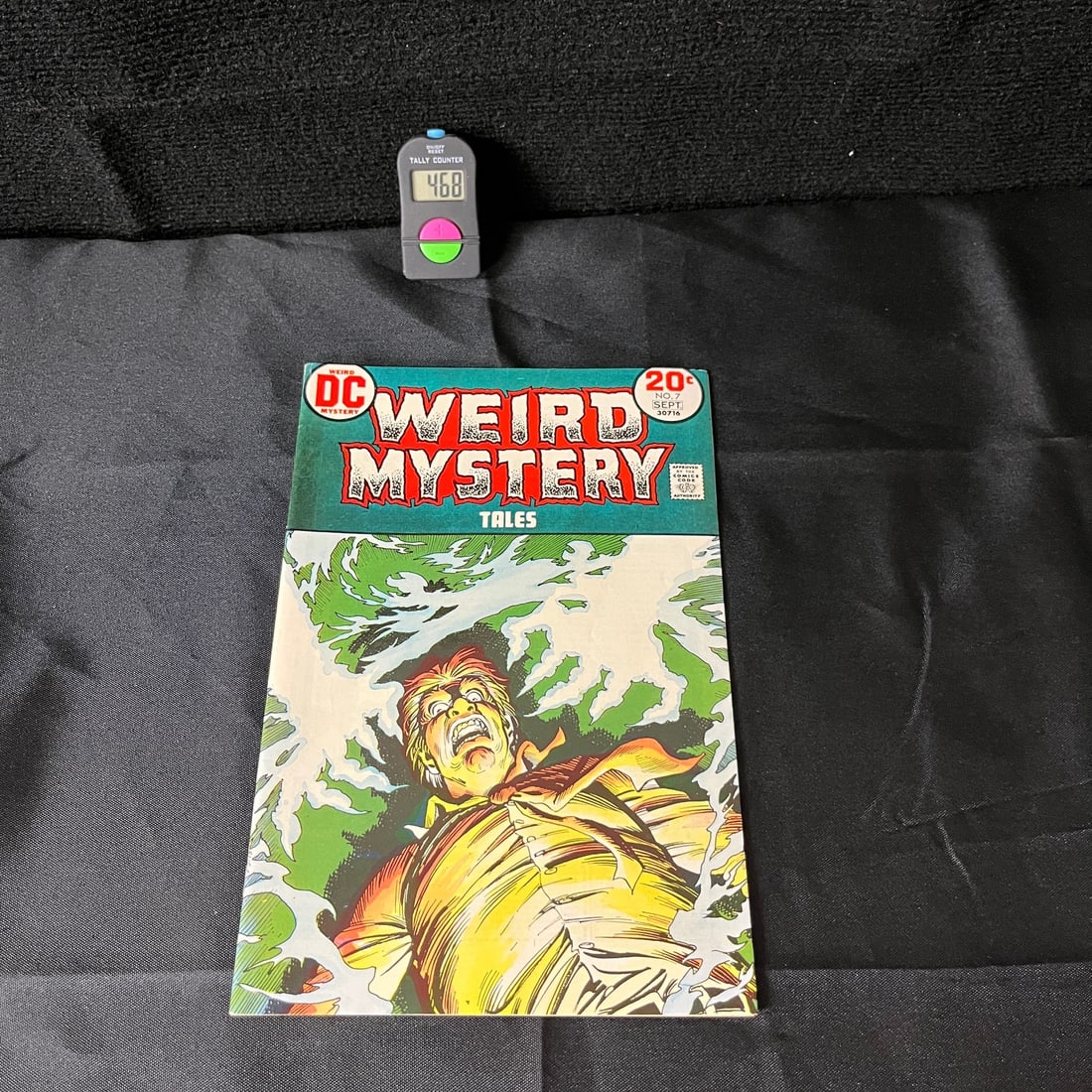 Weird Mystery Tales 7 DC Bronze Age Horror: We are a veteran owned company. Please look at the pictures carefully to determine what you believe the condition of collectible is. We are currently accepting consignments. Email us a aeronhouse1994@