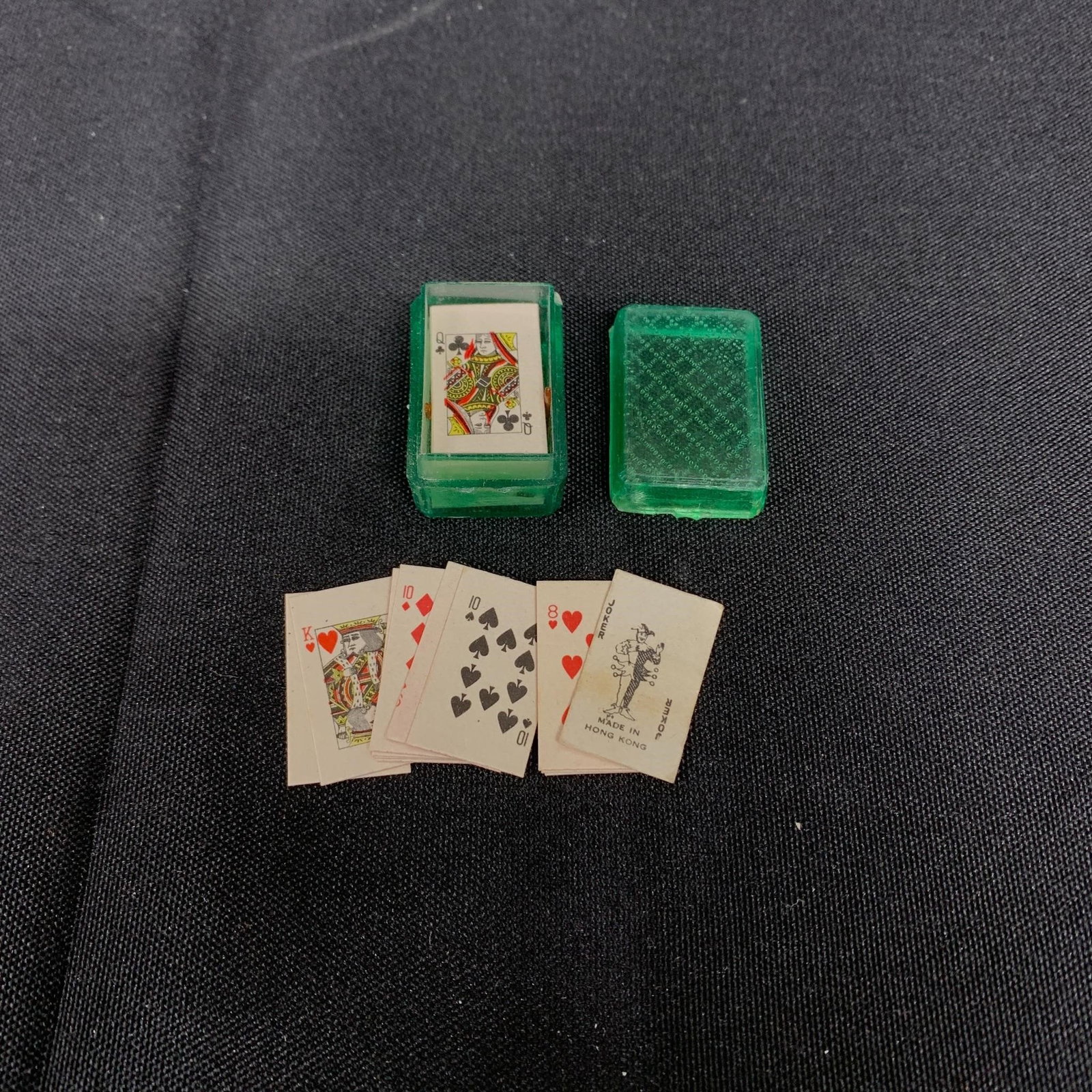 Smallest Deck of cards: Tiny Deck of playing cards. We are a veteran owned company. Please look at the pictures carefully to determine what you believe the condition of collectible is. We are currently accepting consignments