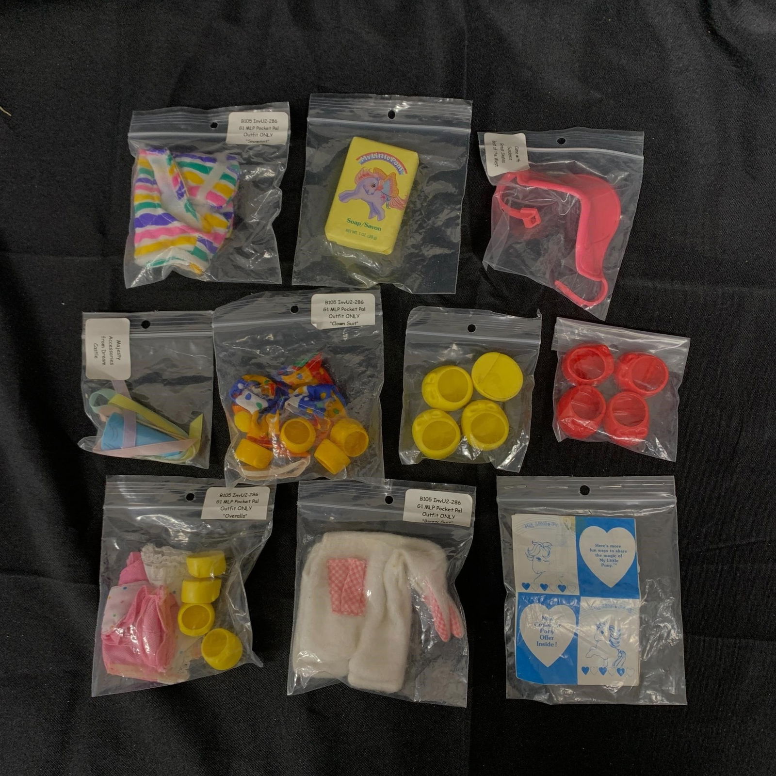 G1 MLP Pocket Pal Outfits and MLP Accessories (1 of 4)