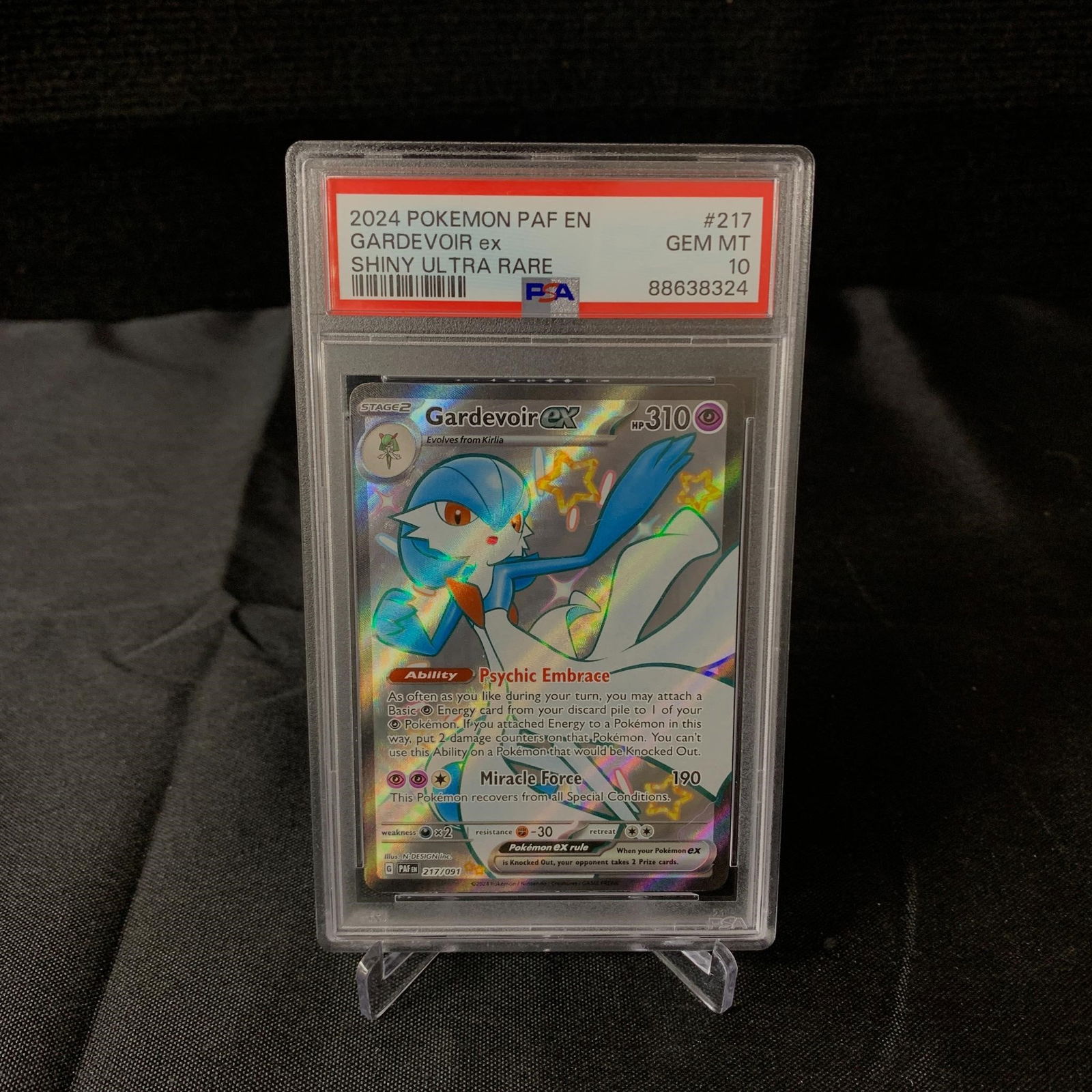 PSA 10 Gardevoir EX Shiny Ultra Rare (1 of 1)