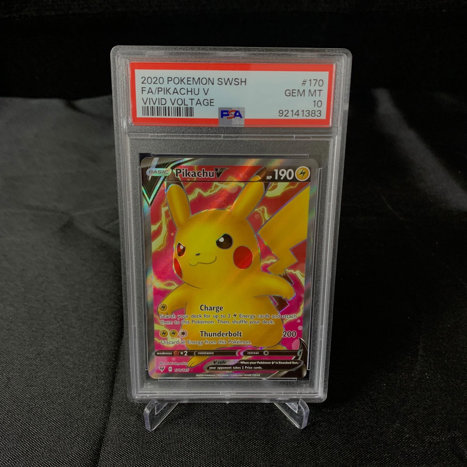 PSA 10 Pikachu V Full Art (1 of 1)
