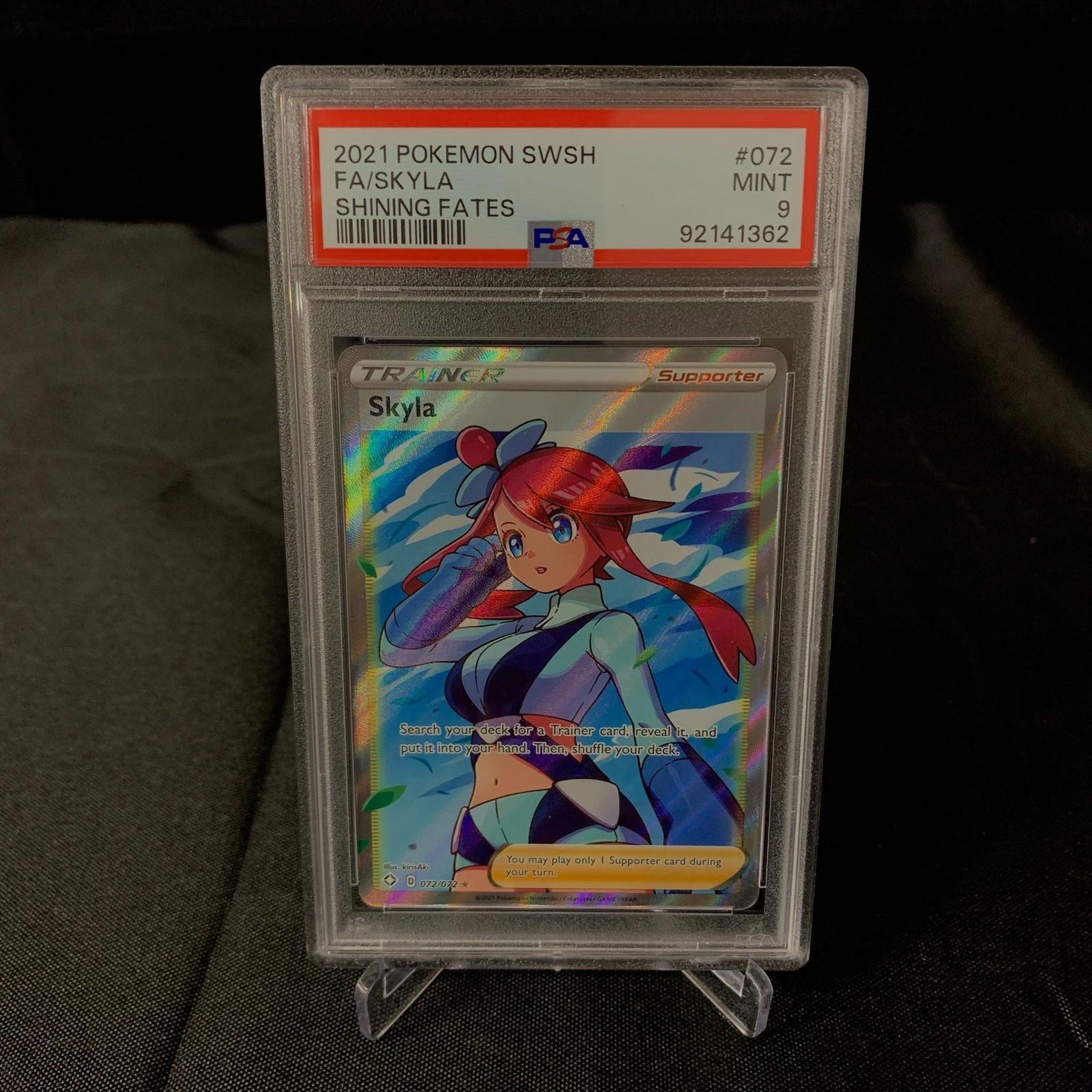 PSA 9 Skyla Full Art Trainer (1 of 2)