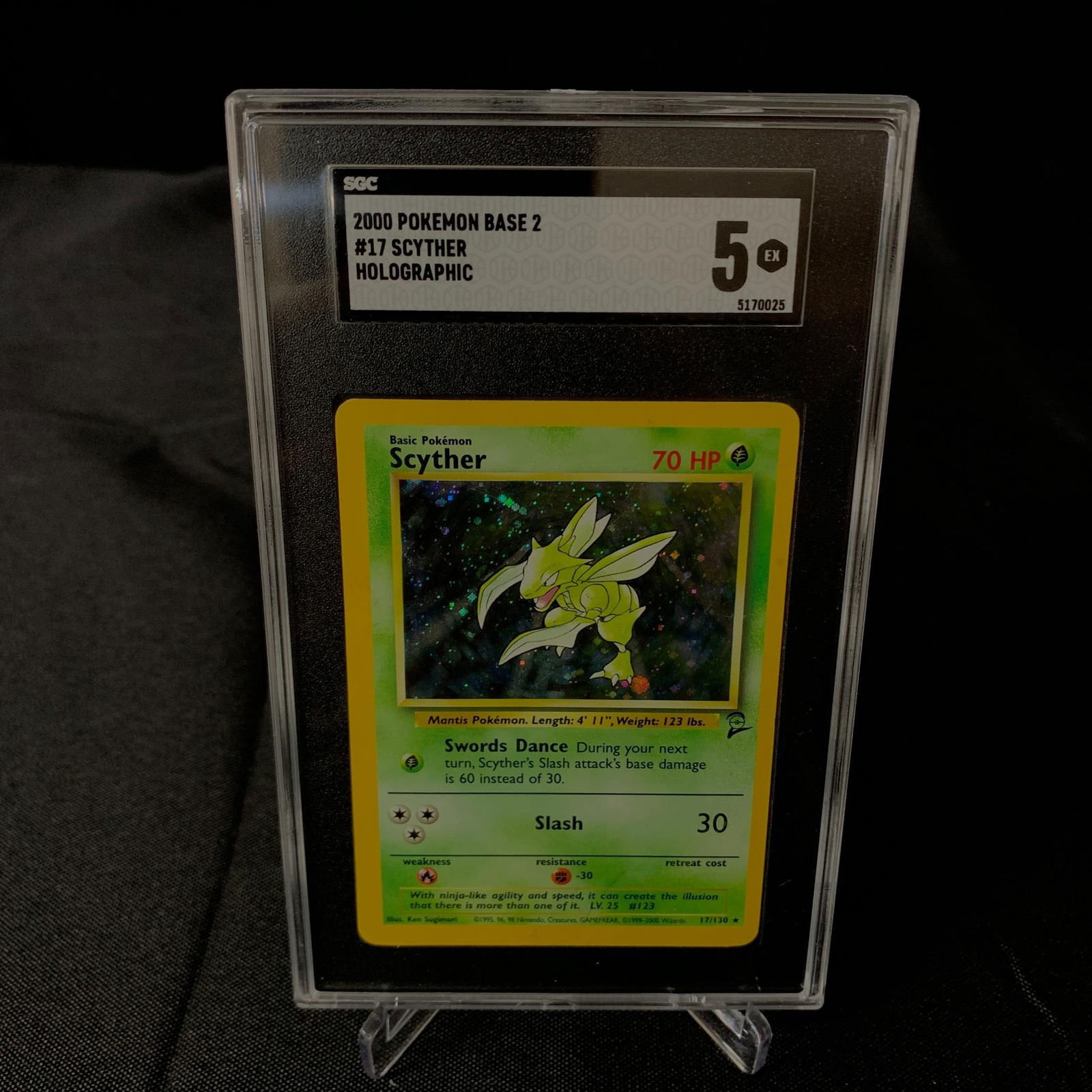 SGC 5 Scyther Holo Base 2 (1 of 1)